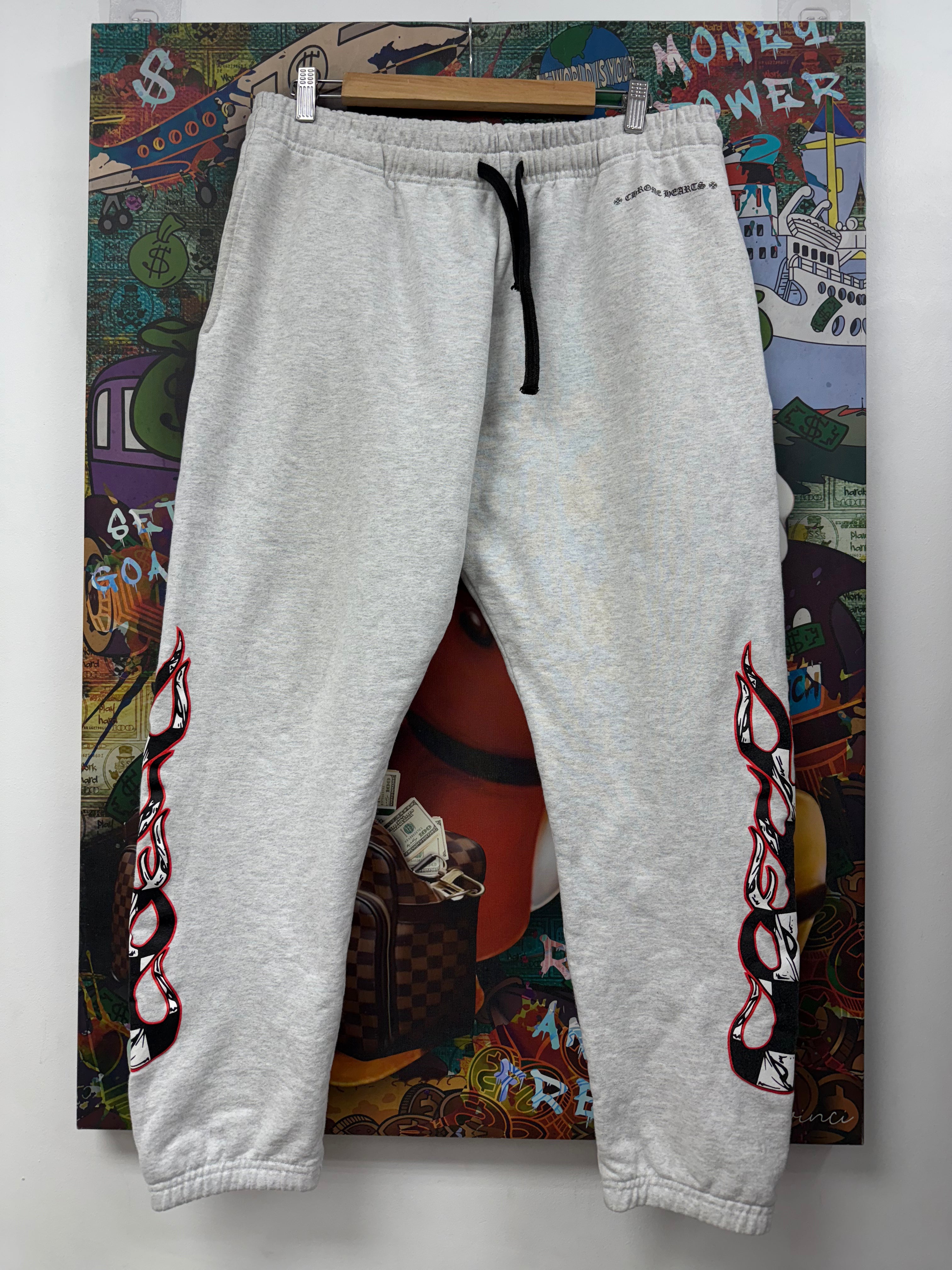 Chrome Hearts Stay Fast grey Sweatpants Sweatpants