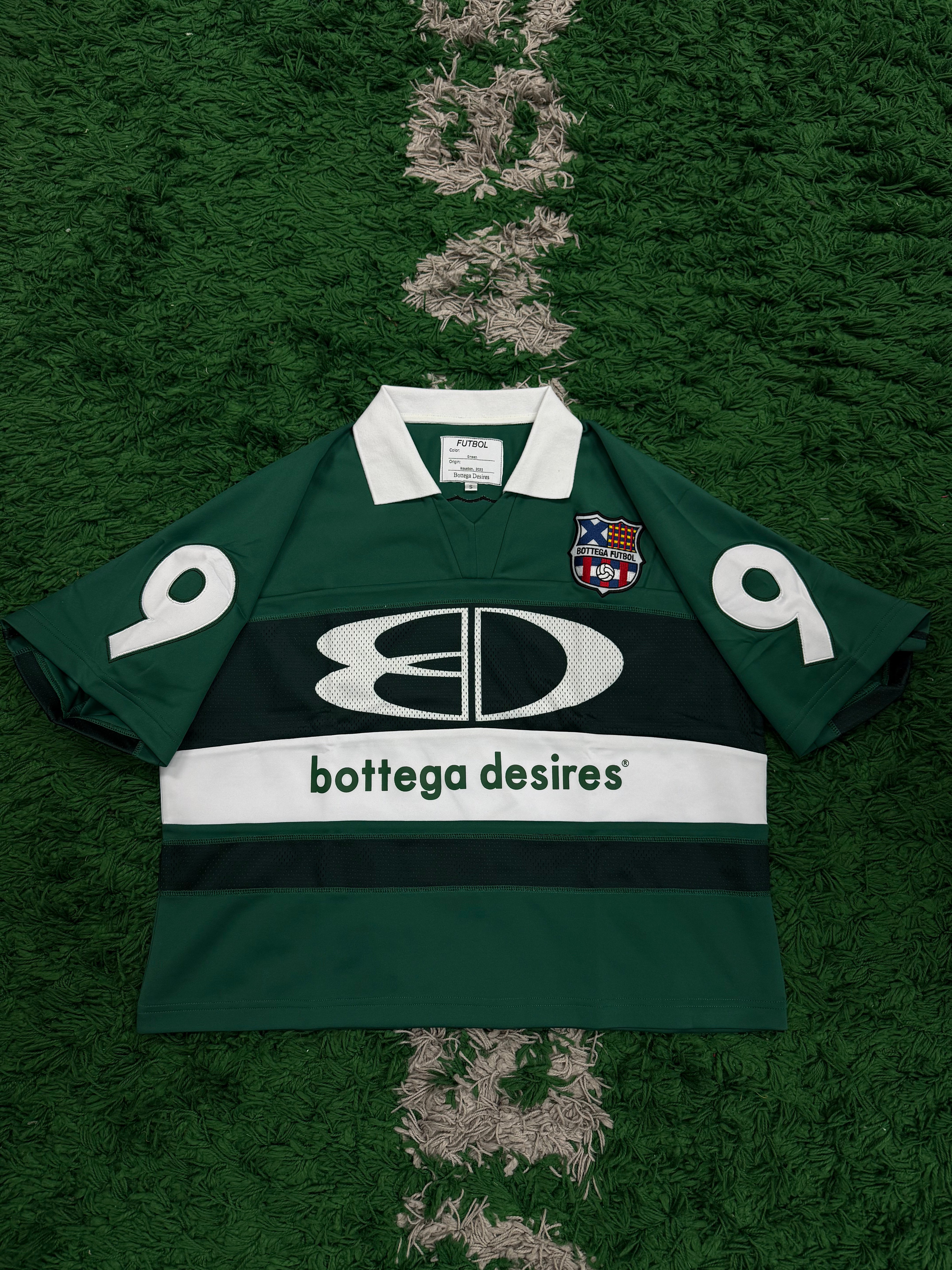 Bottega Desires Rugby Jersey Green White