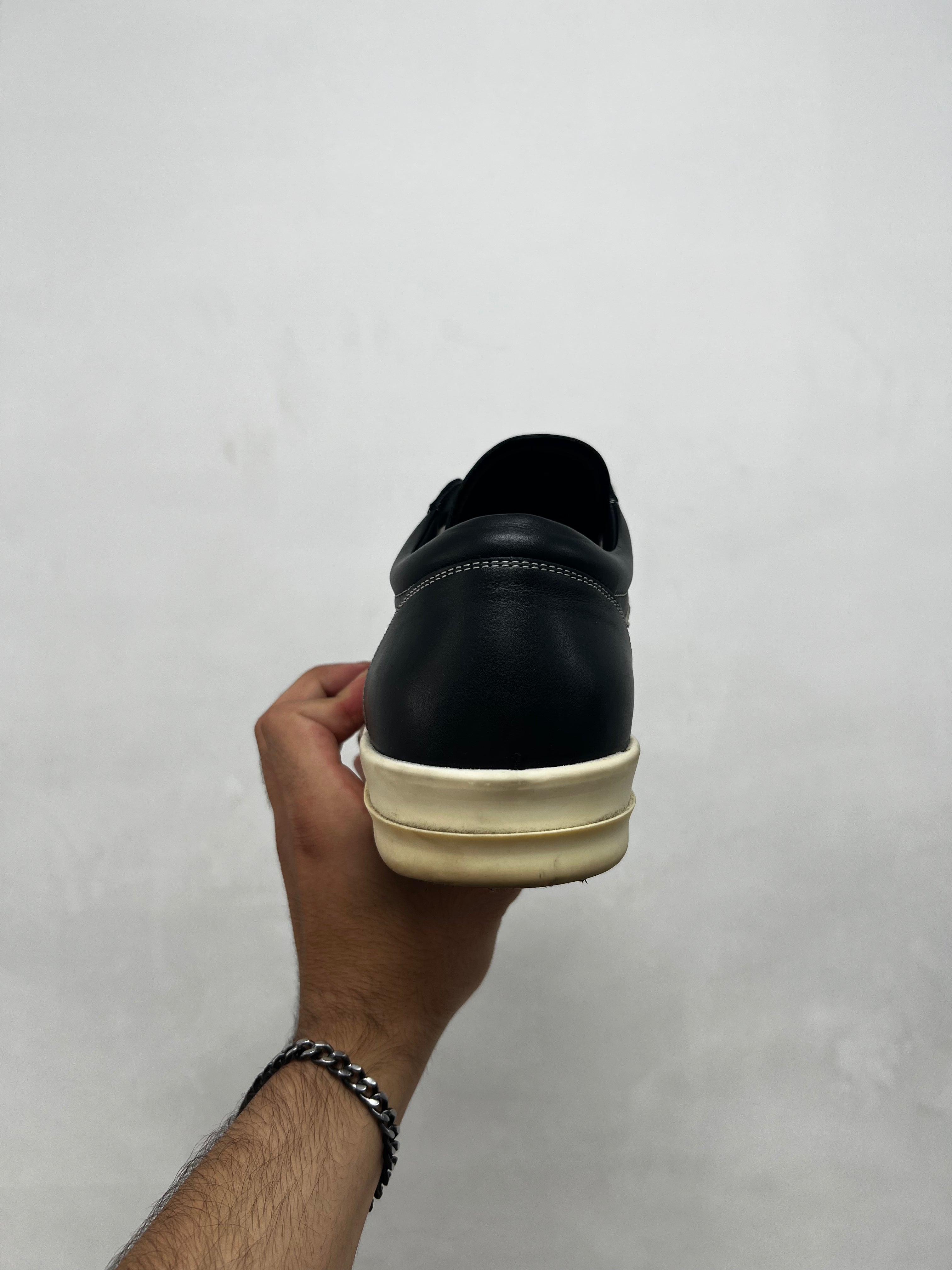Rick Owens Black Mainline Vintage Sneakers