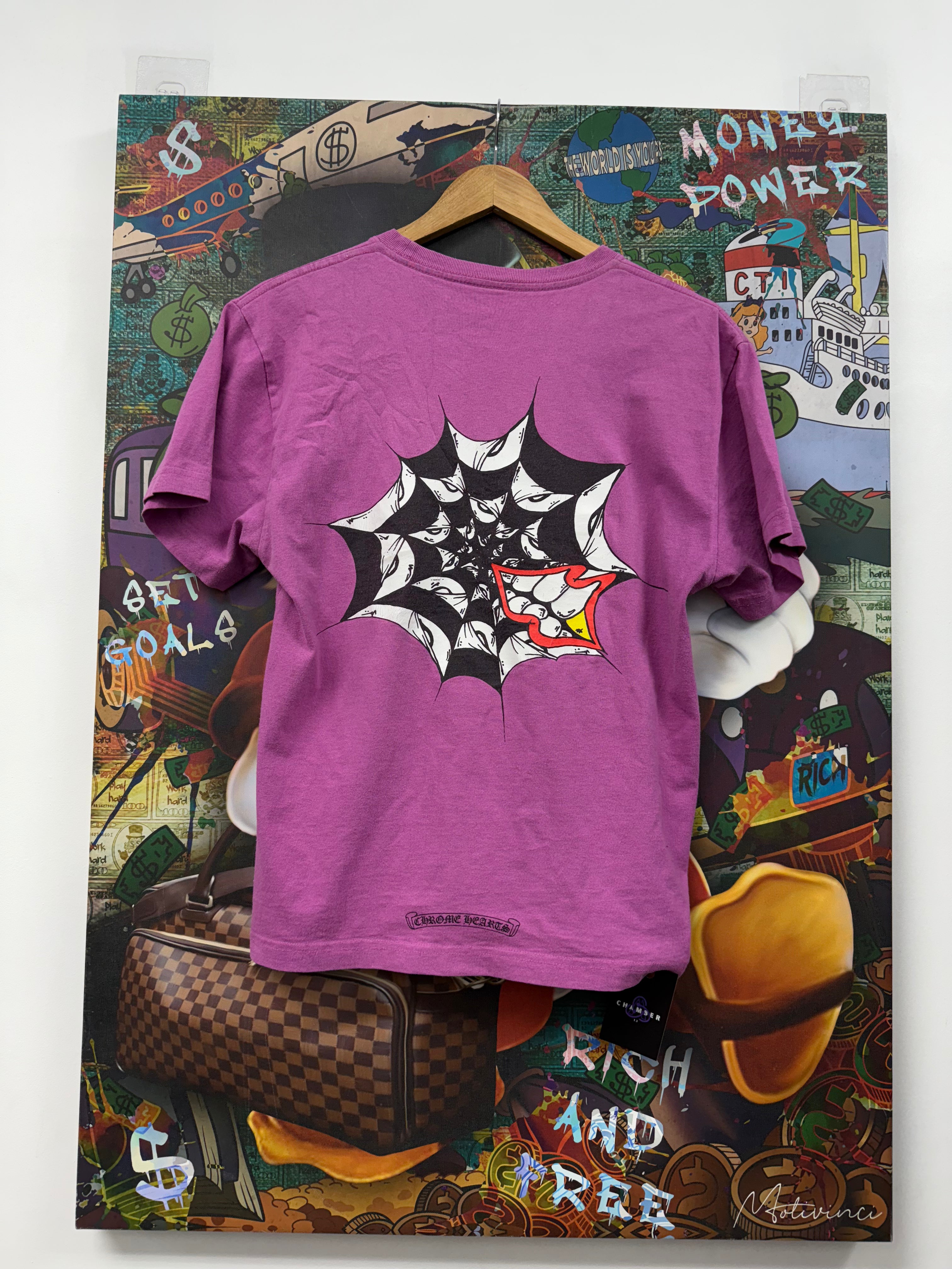 Chrome Hearts Matty Boy Purple Web Tee