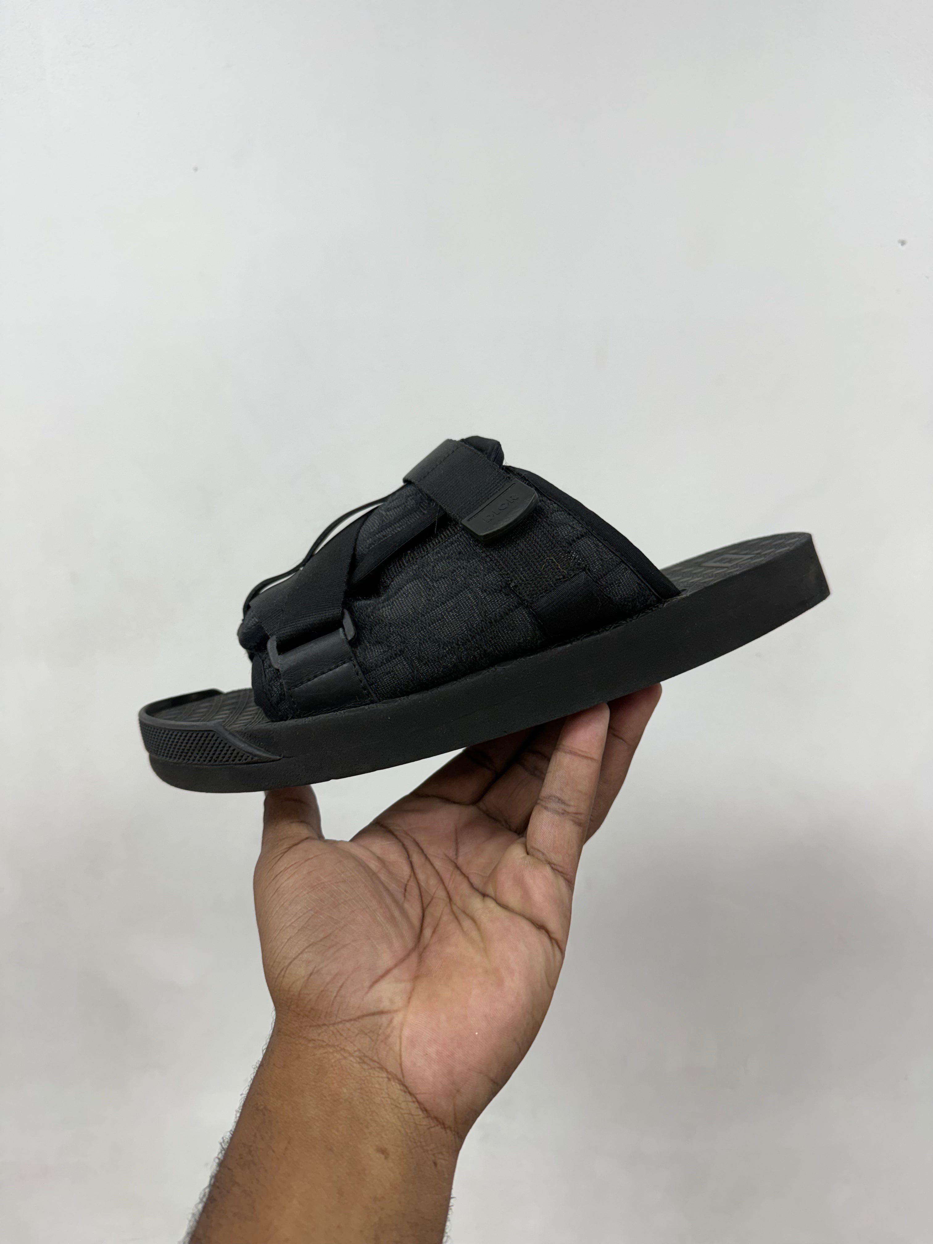 Dior Triple Black Slides