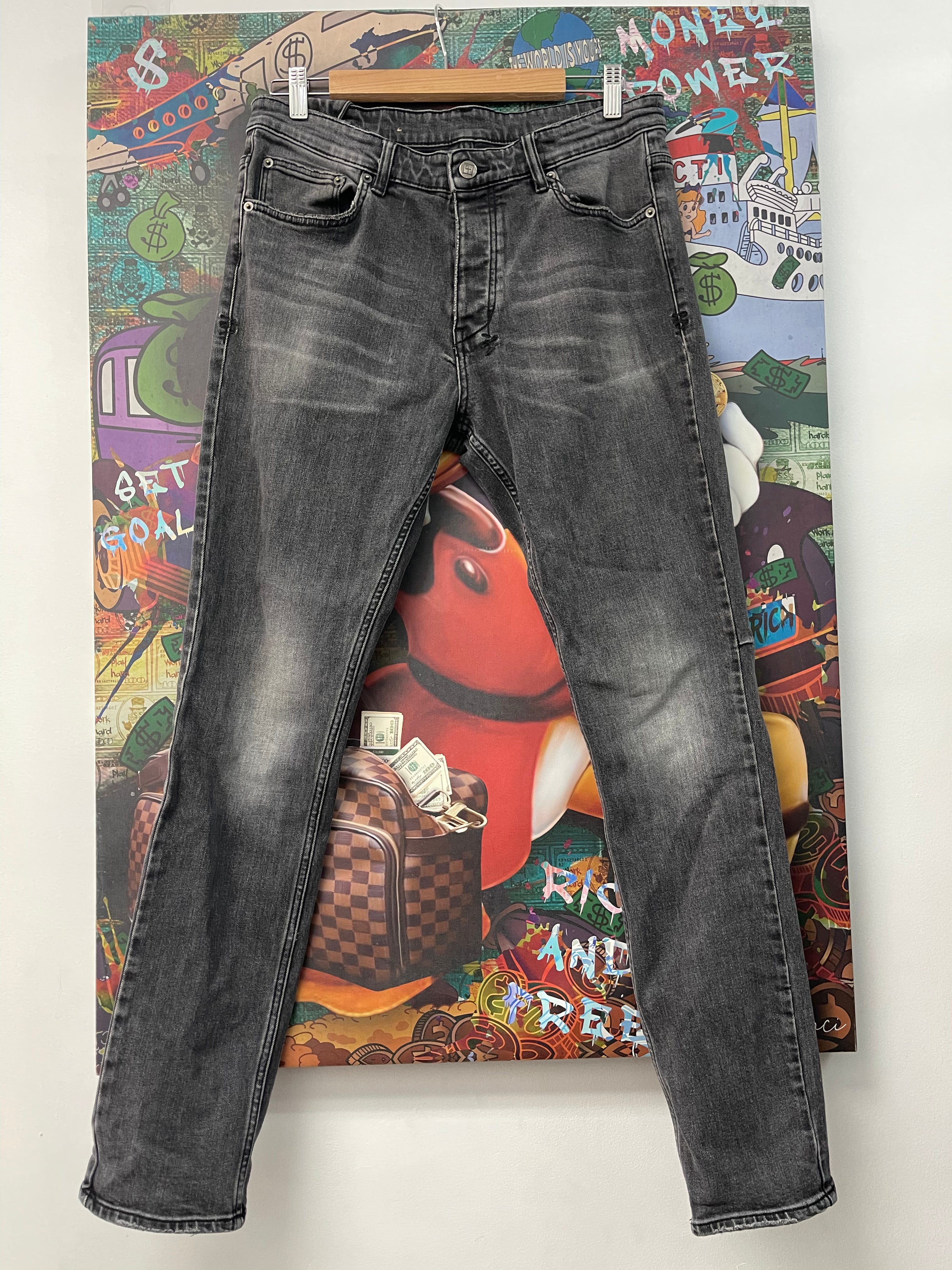 Ksubi Black Wash Plain Jeans