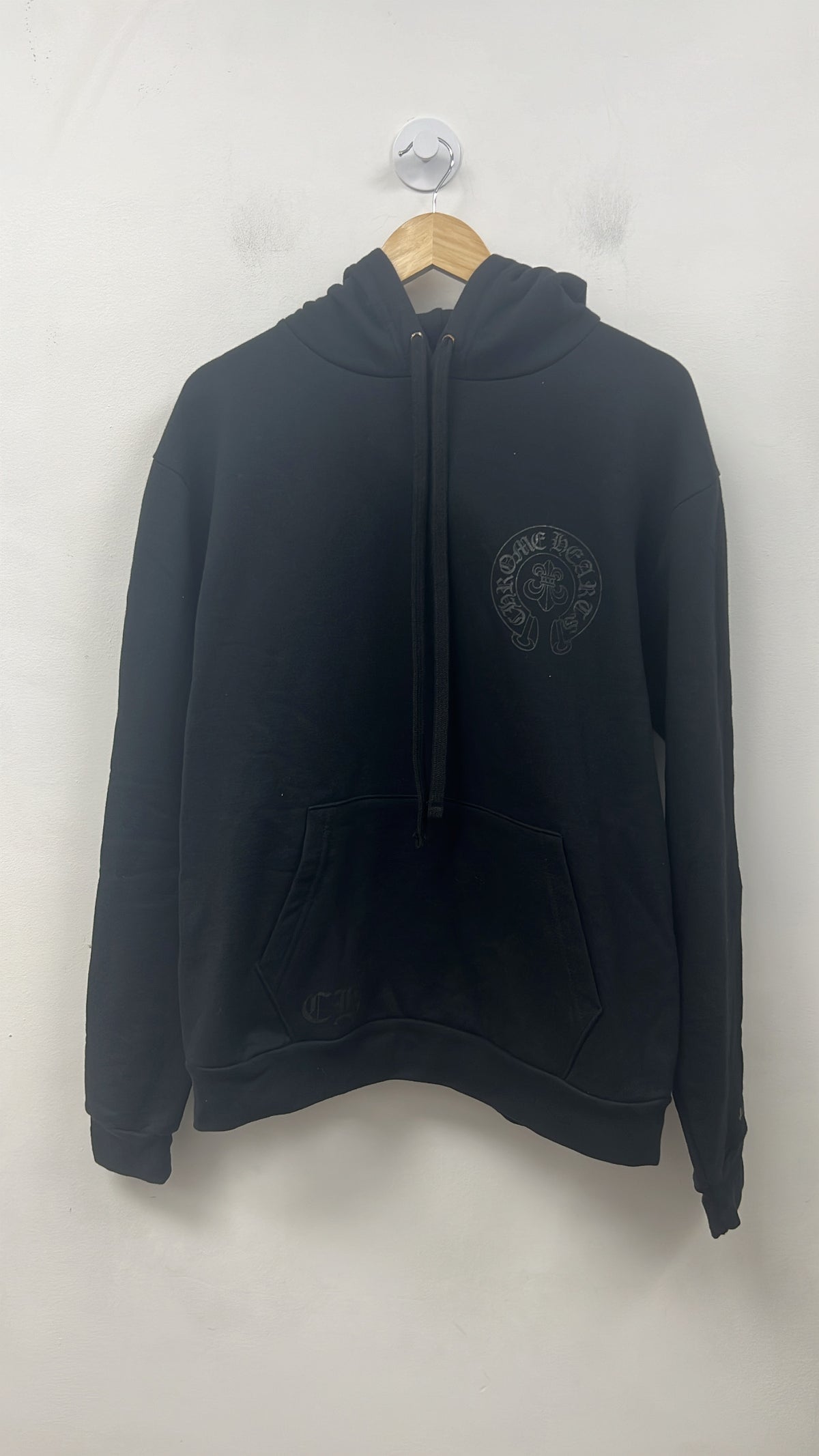 Chrome Hearts Black Black Cannes Hoodie