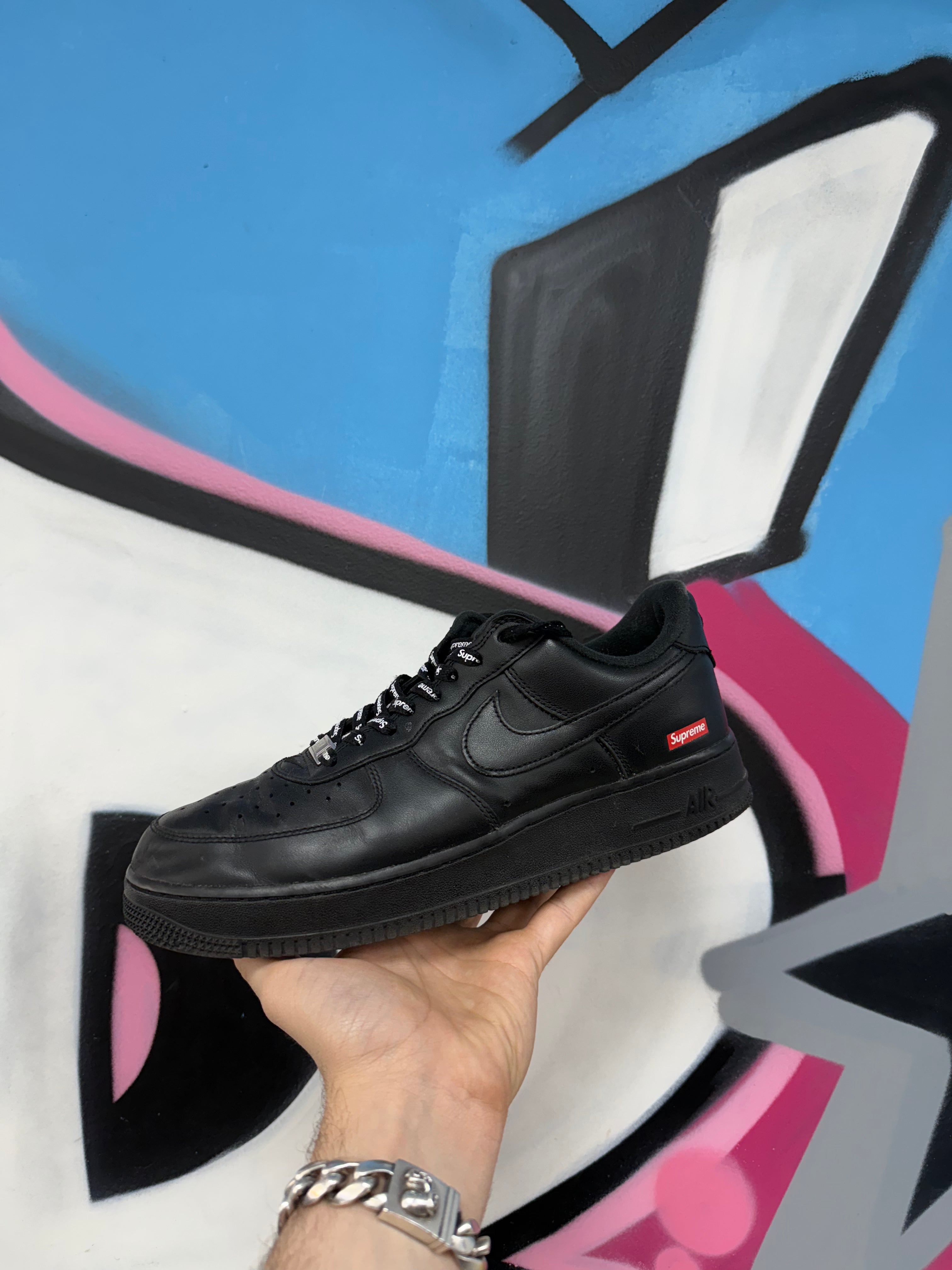 Nike Supreme AF1 Black Sneakers