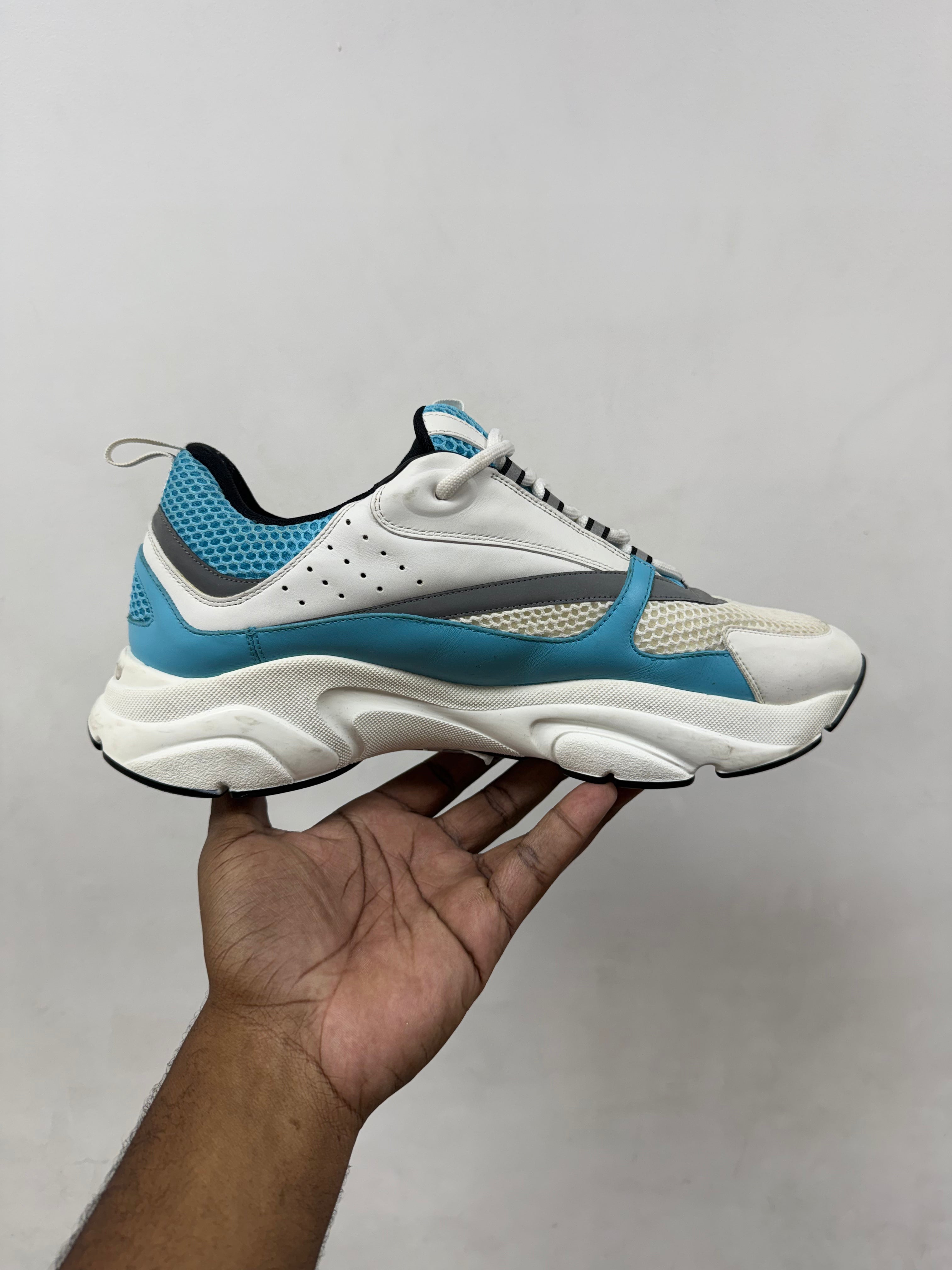 Dior B22 Baby Blue White Sneakers