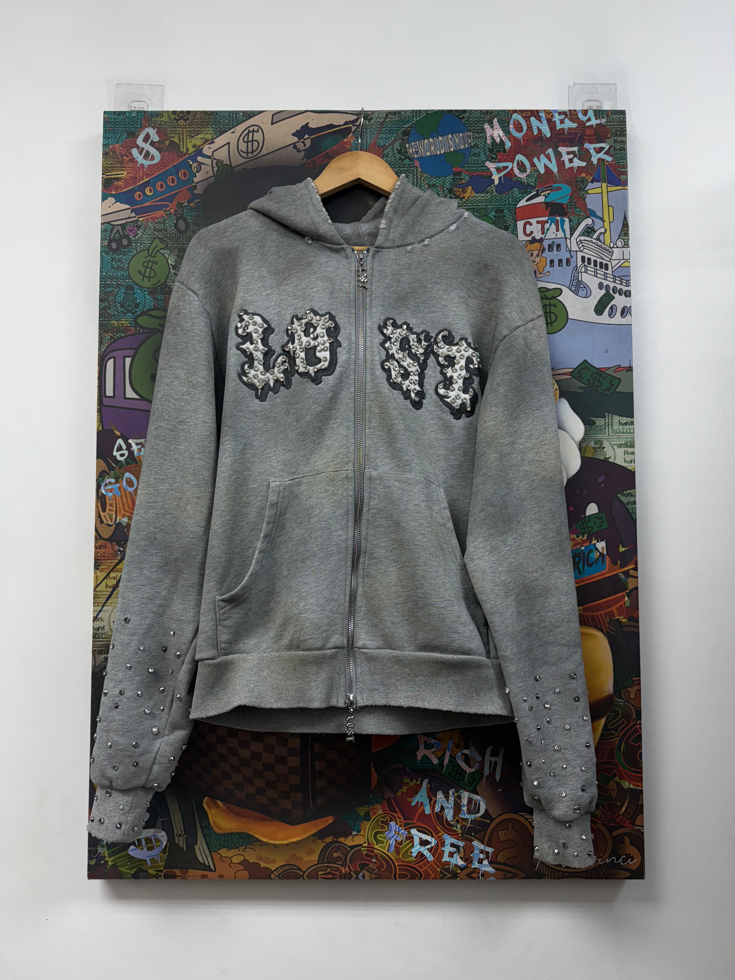 Lost Intricacy Grey Patch 2.0 Zip Up