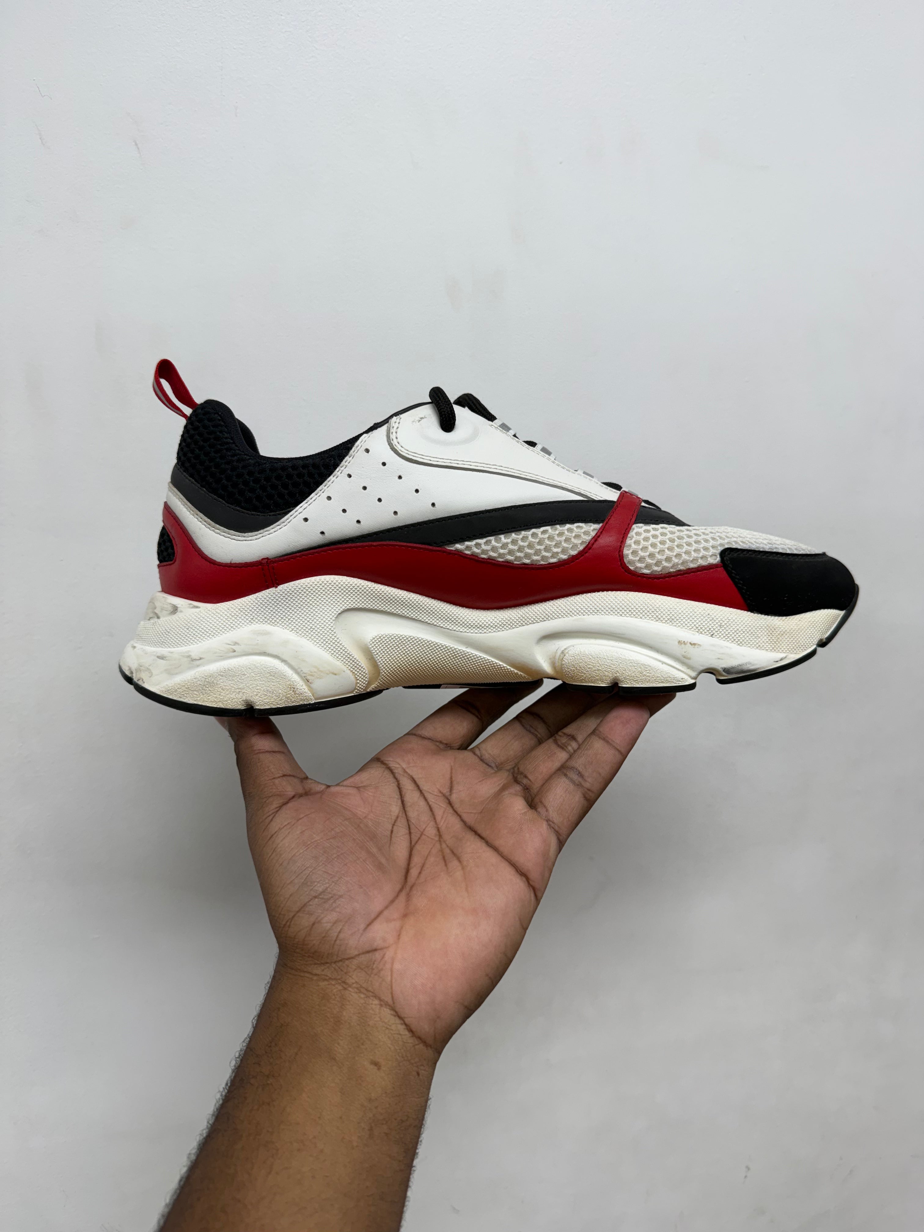 Dior B22 Black Red Sneakers