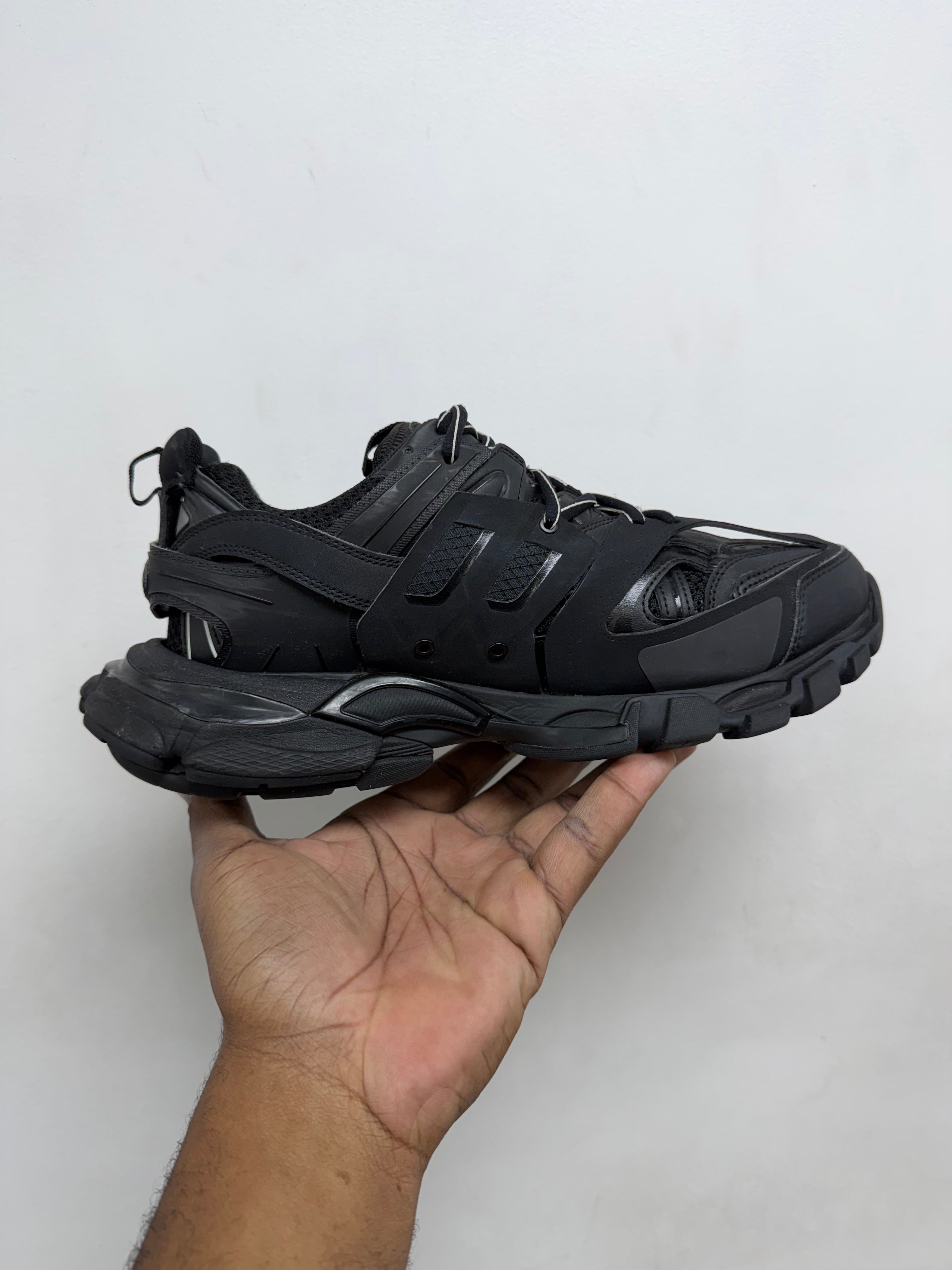 Balenciaga Black Black Track Sneakers