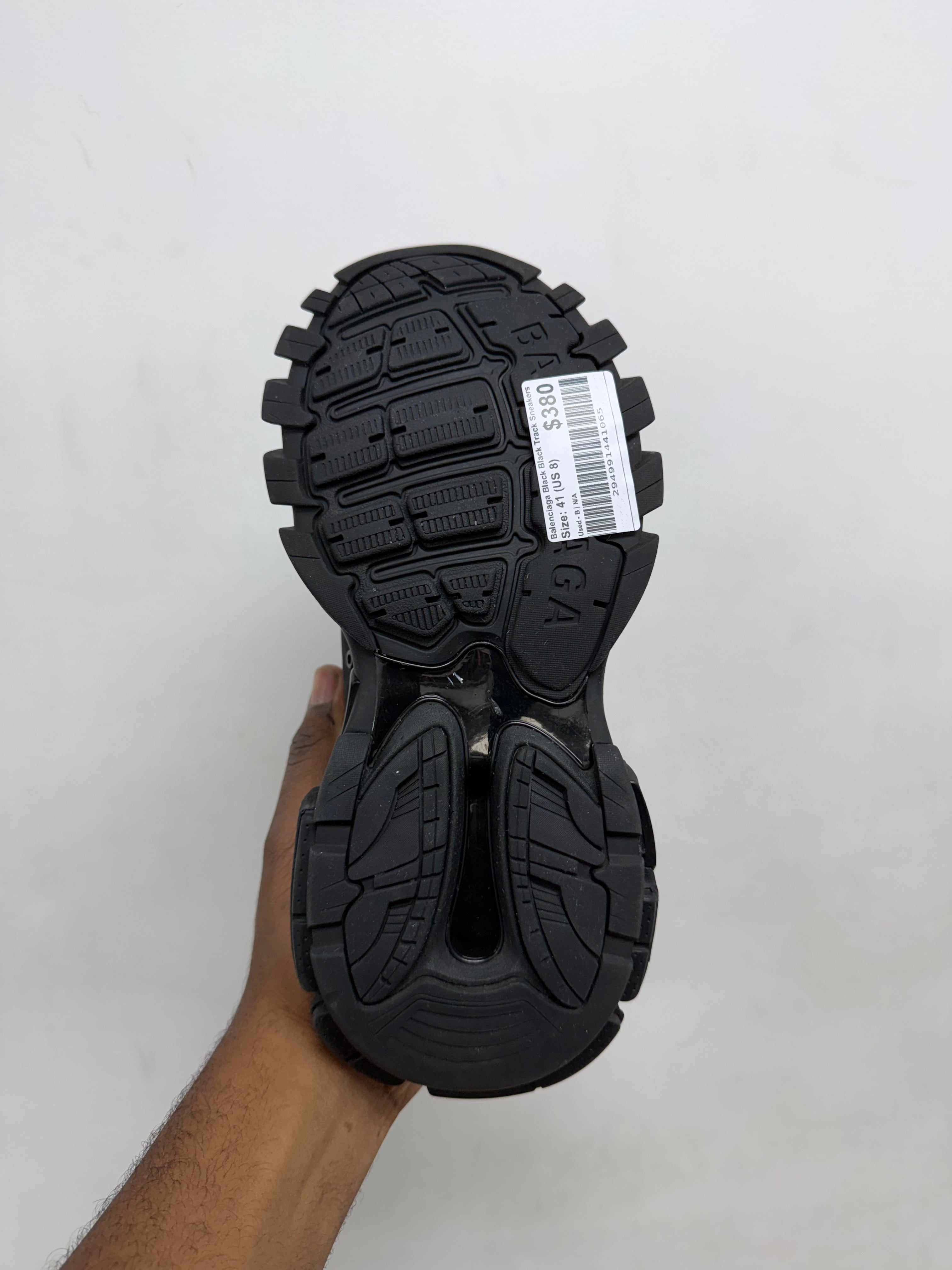 Balenciaga Black Black Track Sneakers