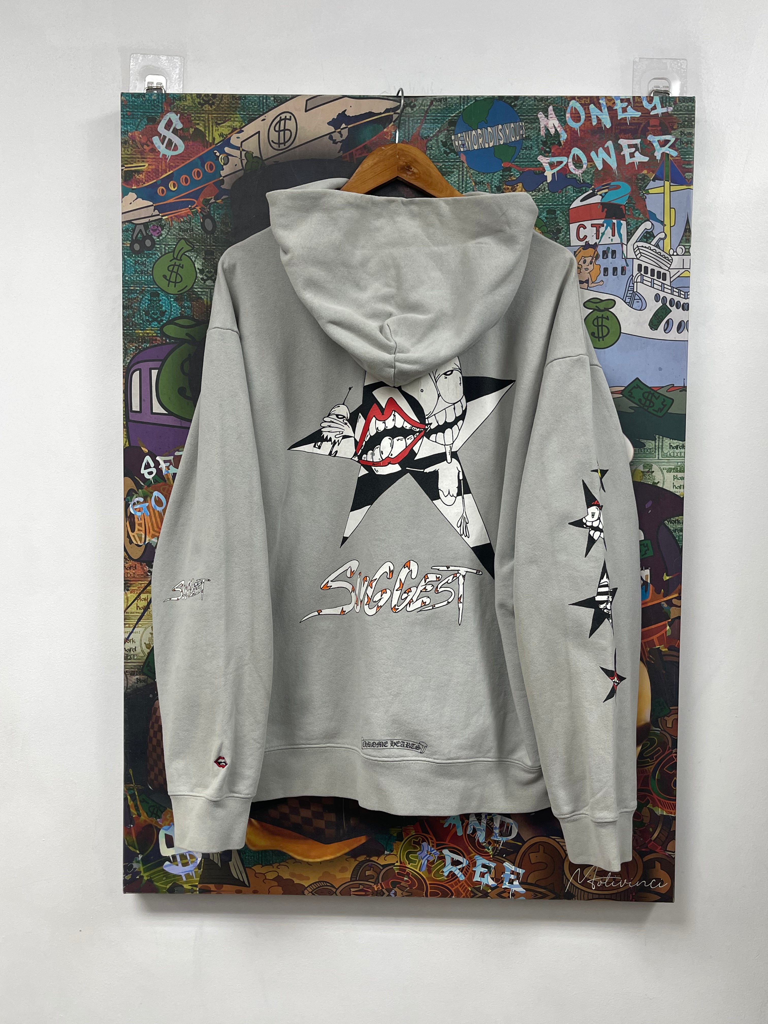 Chrome Hearts Matty Boy Grey Suggest Hoodie