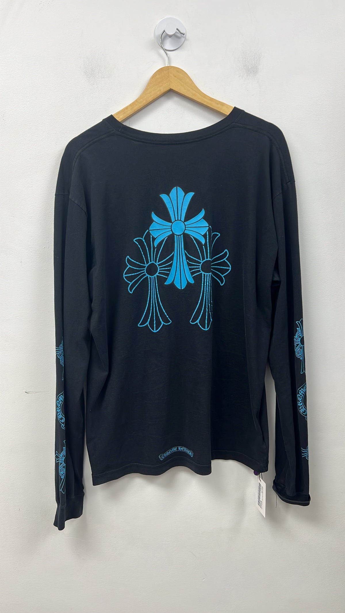 Chrome Hearts Black Blue Cemetry LS Tee