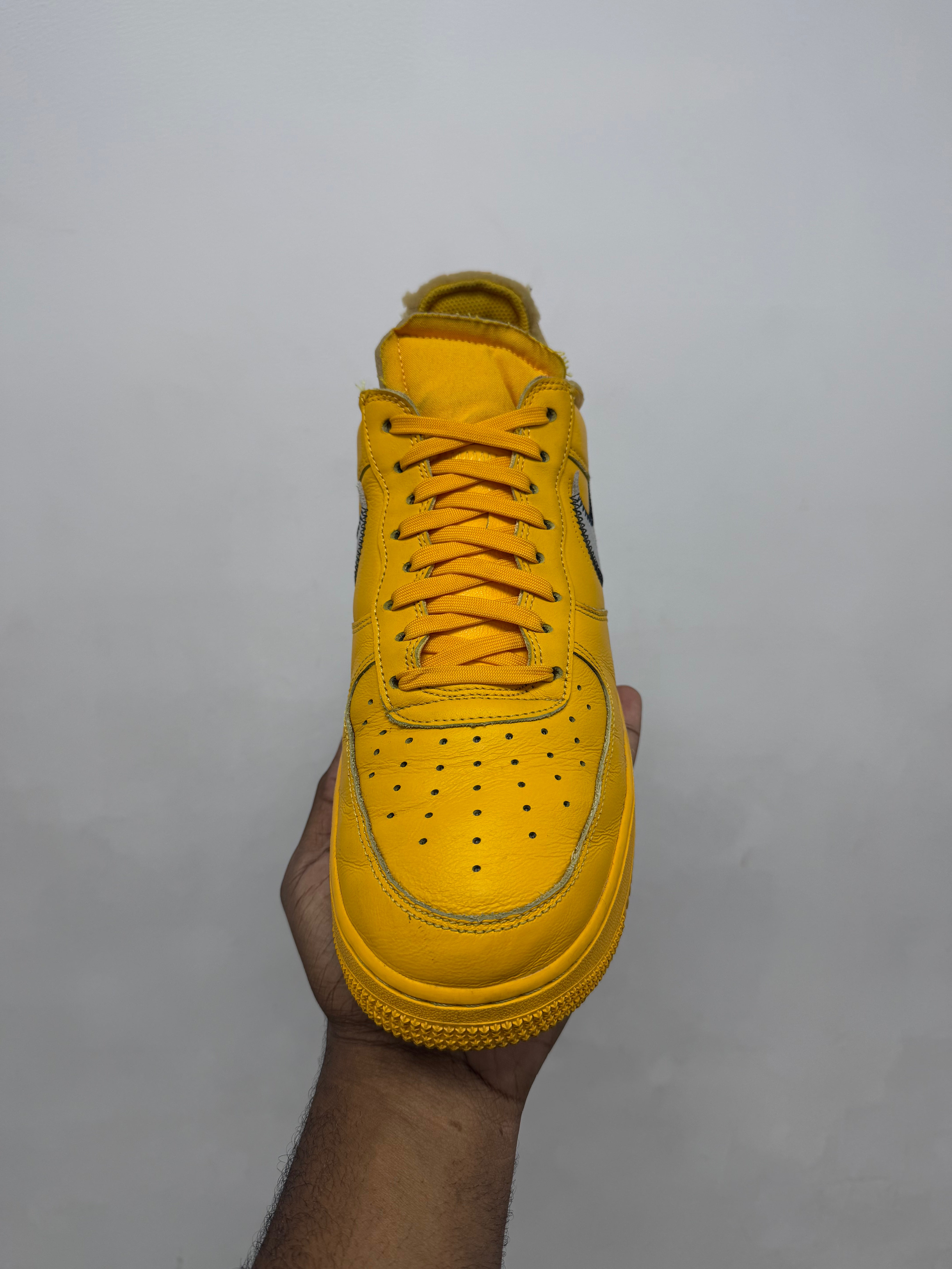 Off White Rubber Dunk UNC Sneakers