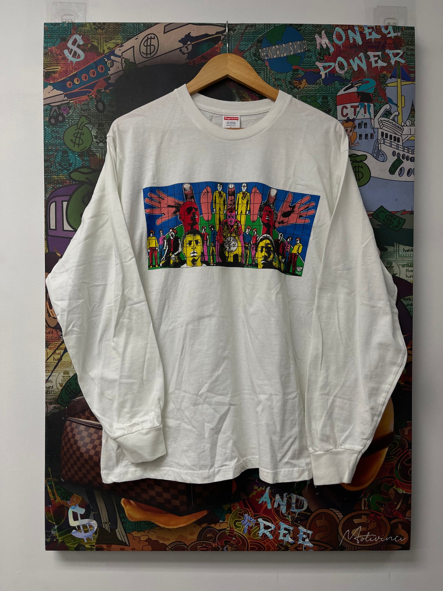Supreme Gilbert and Geroge White LS New