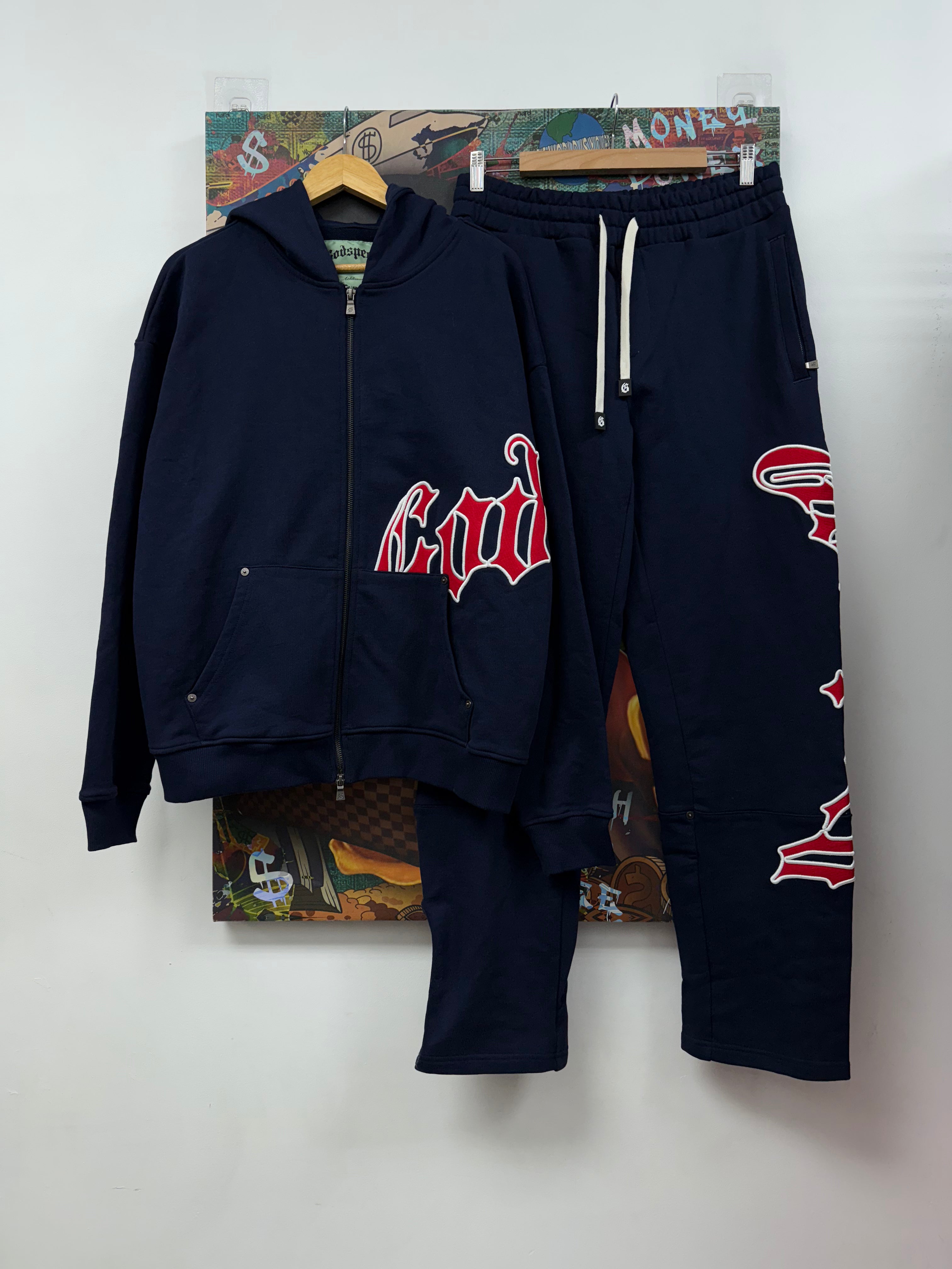 Godspeed Navy Red OG Sweatsuit