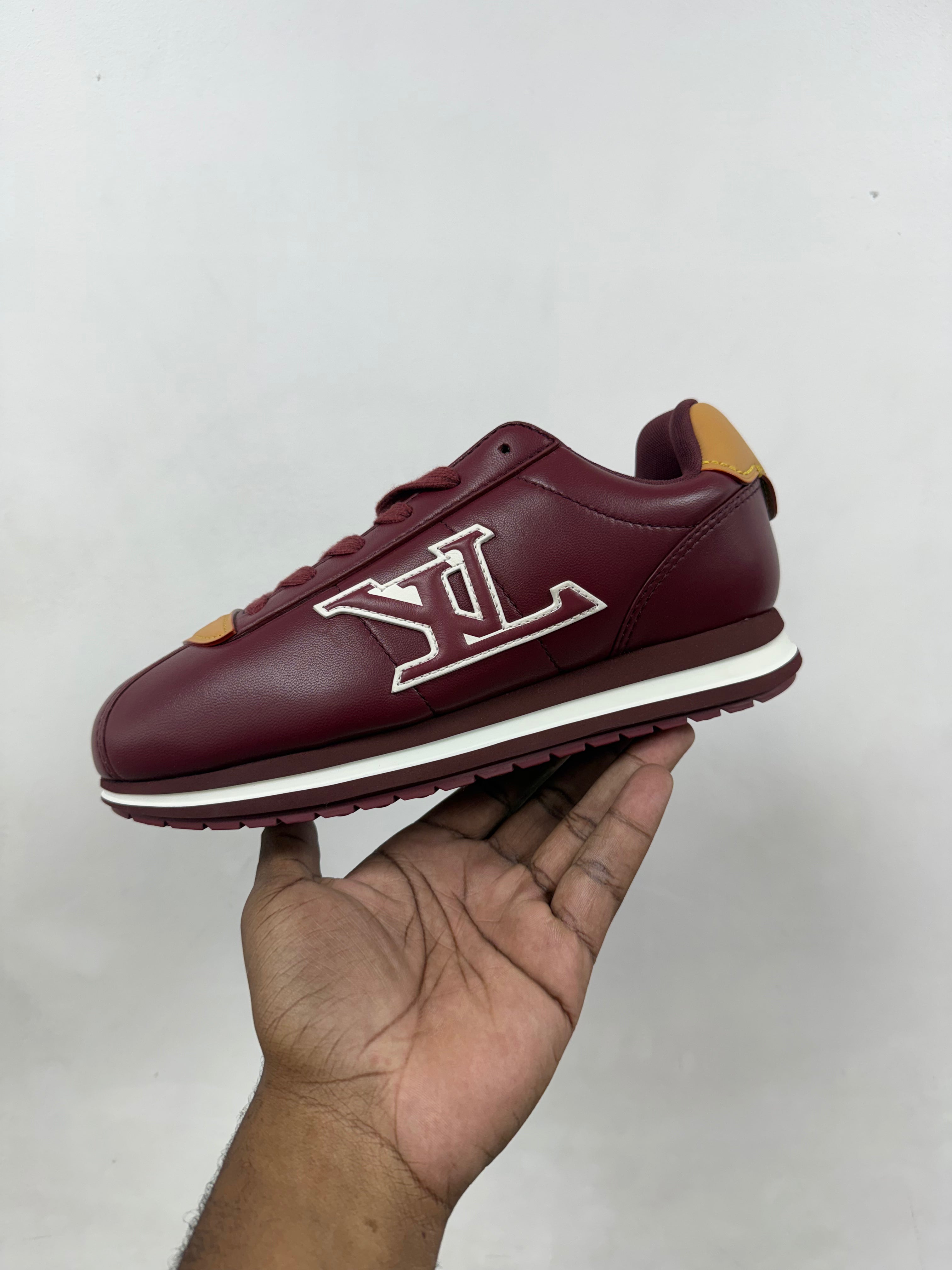 Louis Vuitton Burgundy Buttersoft Sneakers