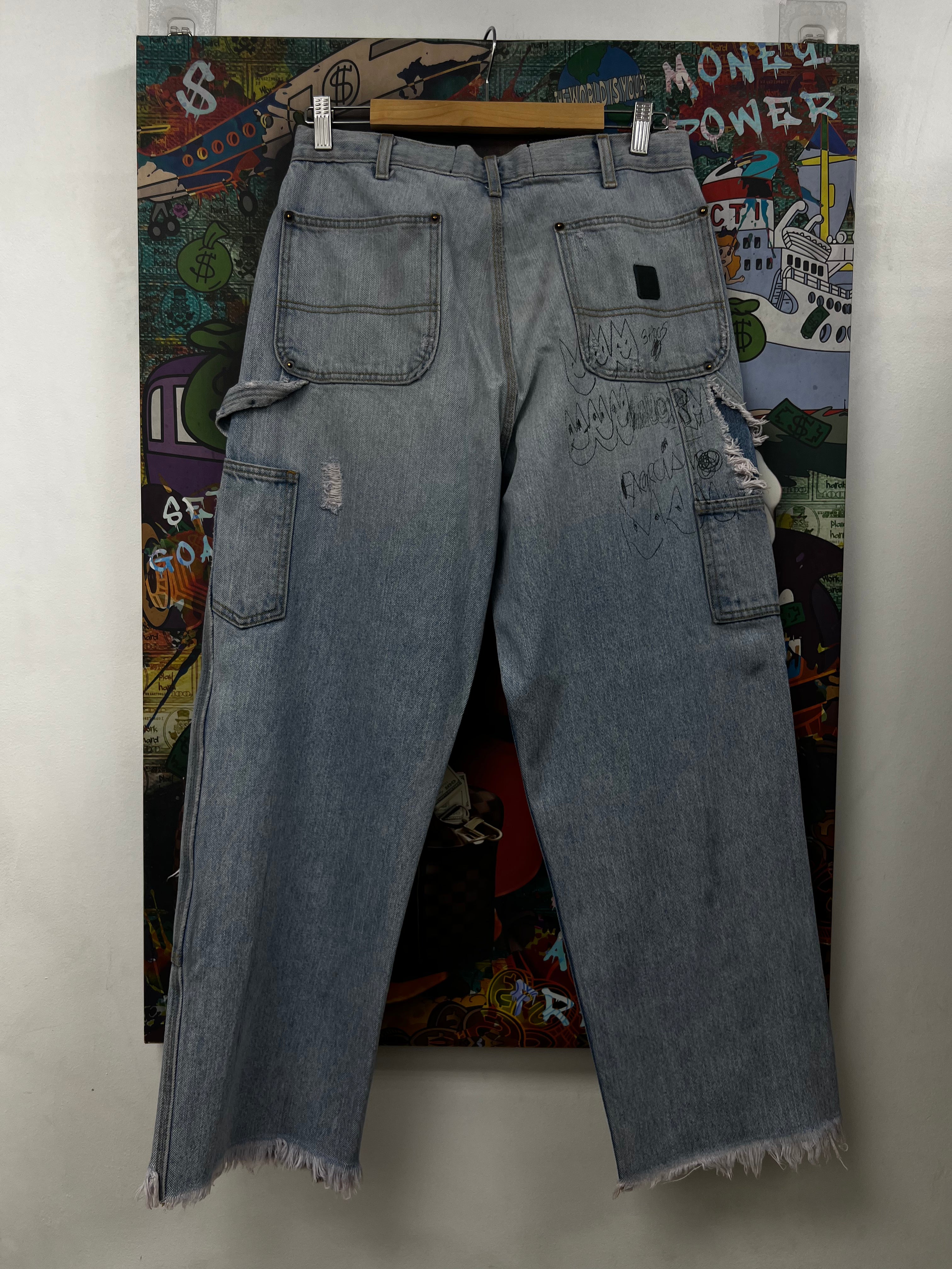 Paly Paly Busted Double Knee Jeans