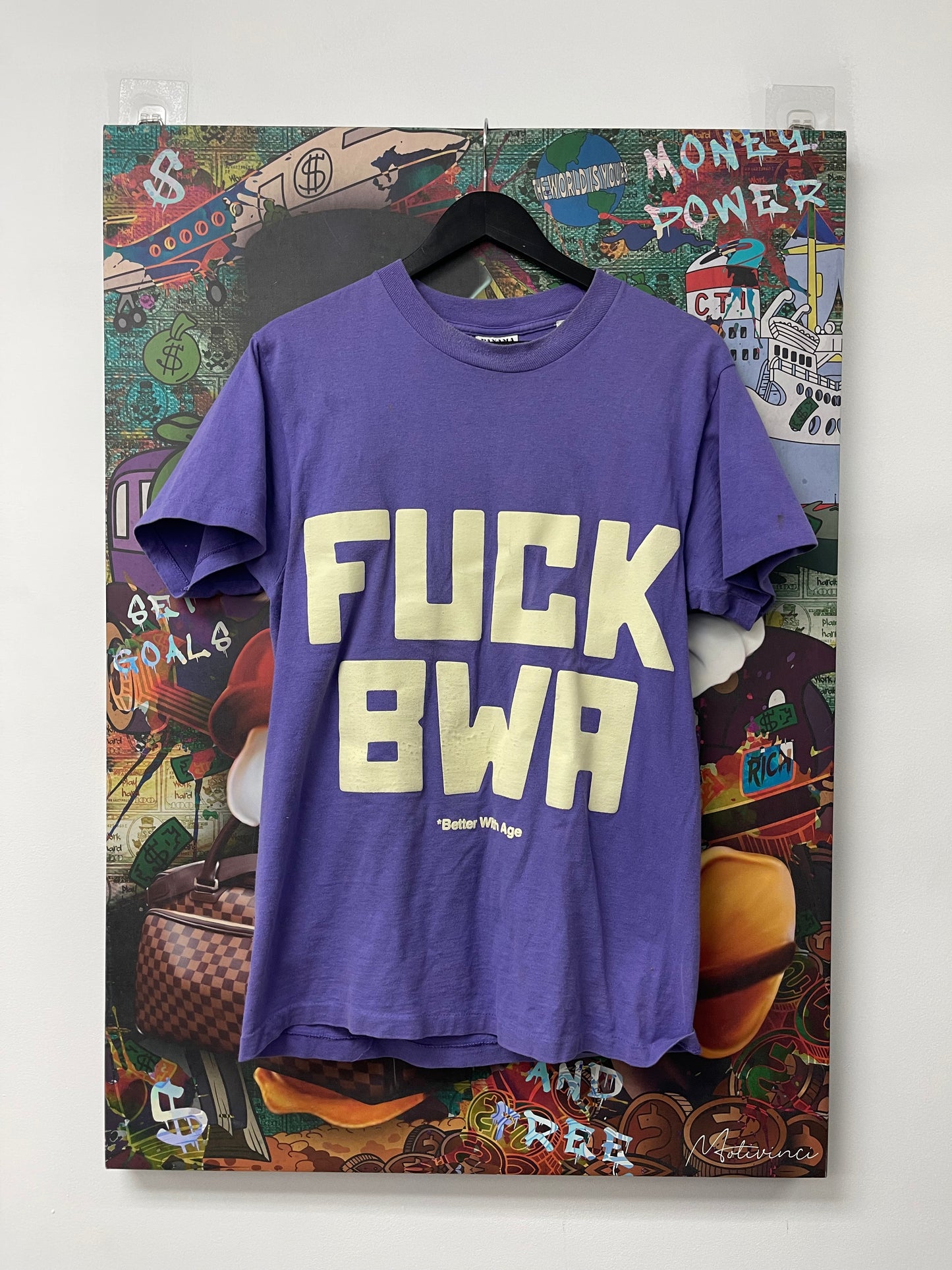 Better With Age Tee Purple Used