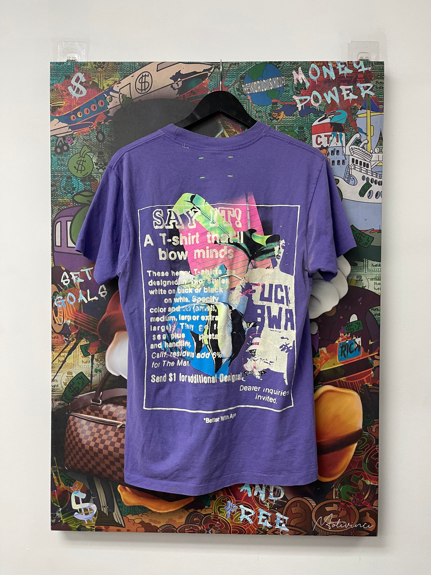 Better With Age Tee Purple Used