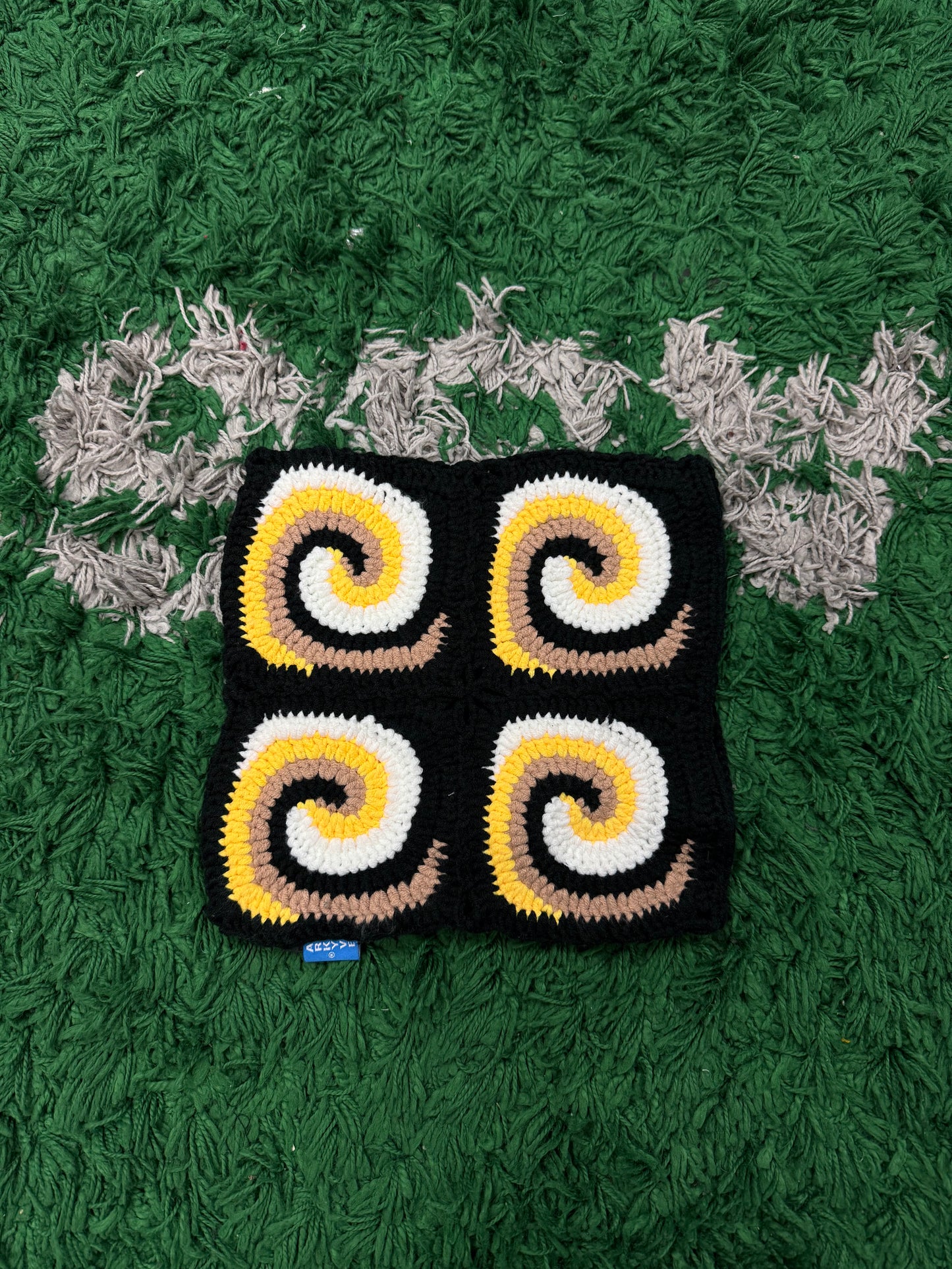 Arkyve Desert Spiral Crochet Cat Hat