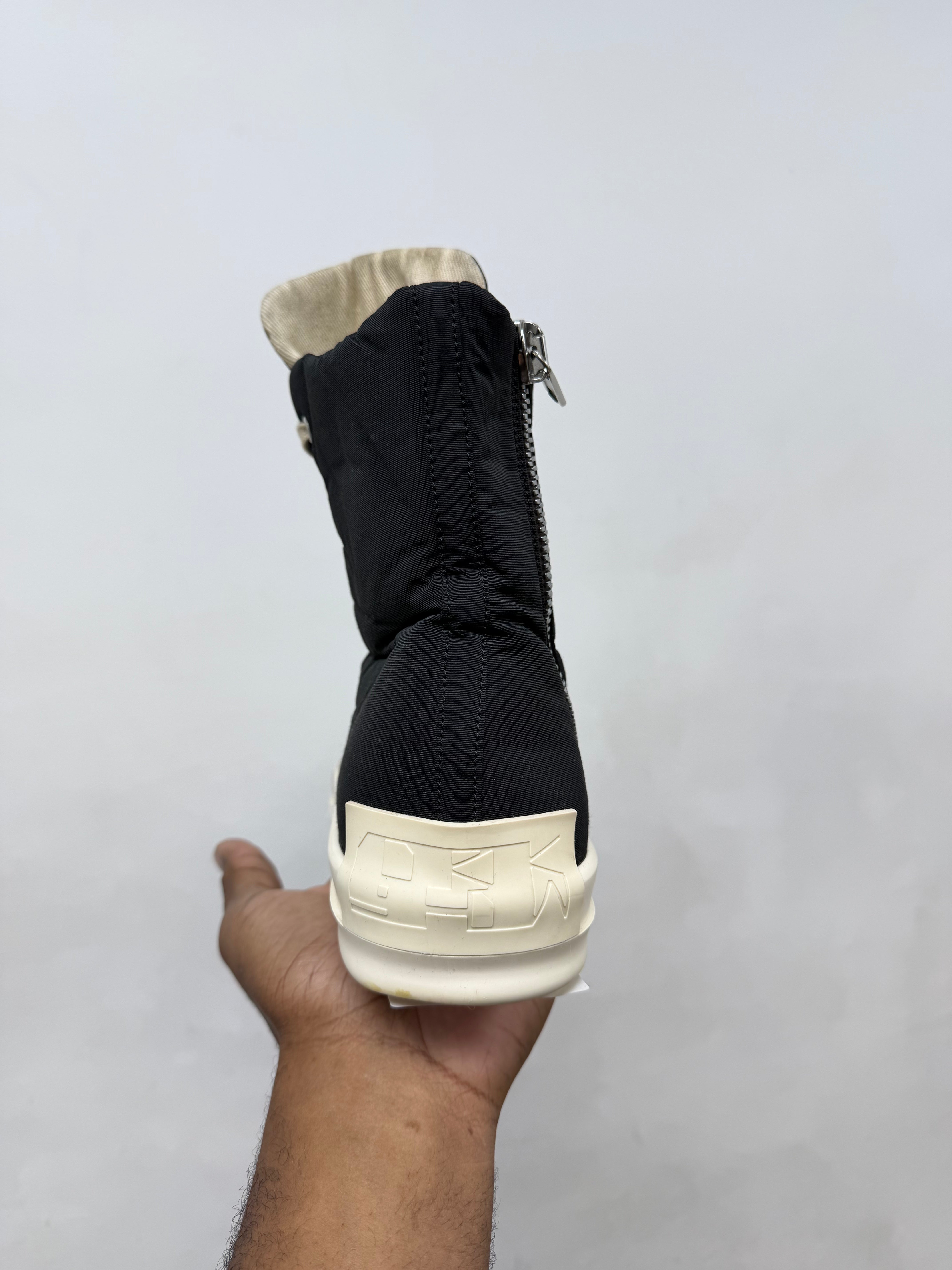 Rick Owens Black & Milk DRKSHDW Ramone High Sneakers