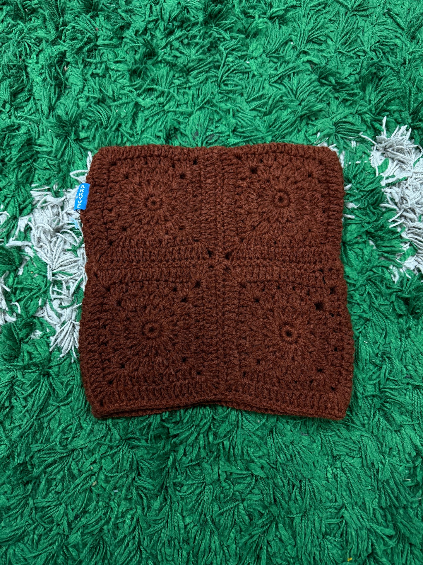 Arkyve Chocolate Crochet Cat Hat