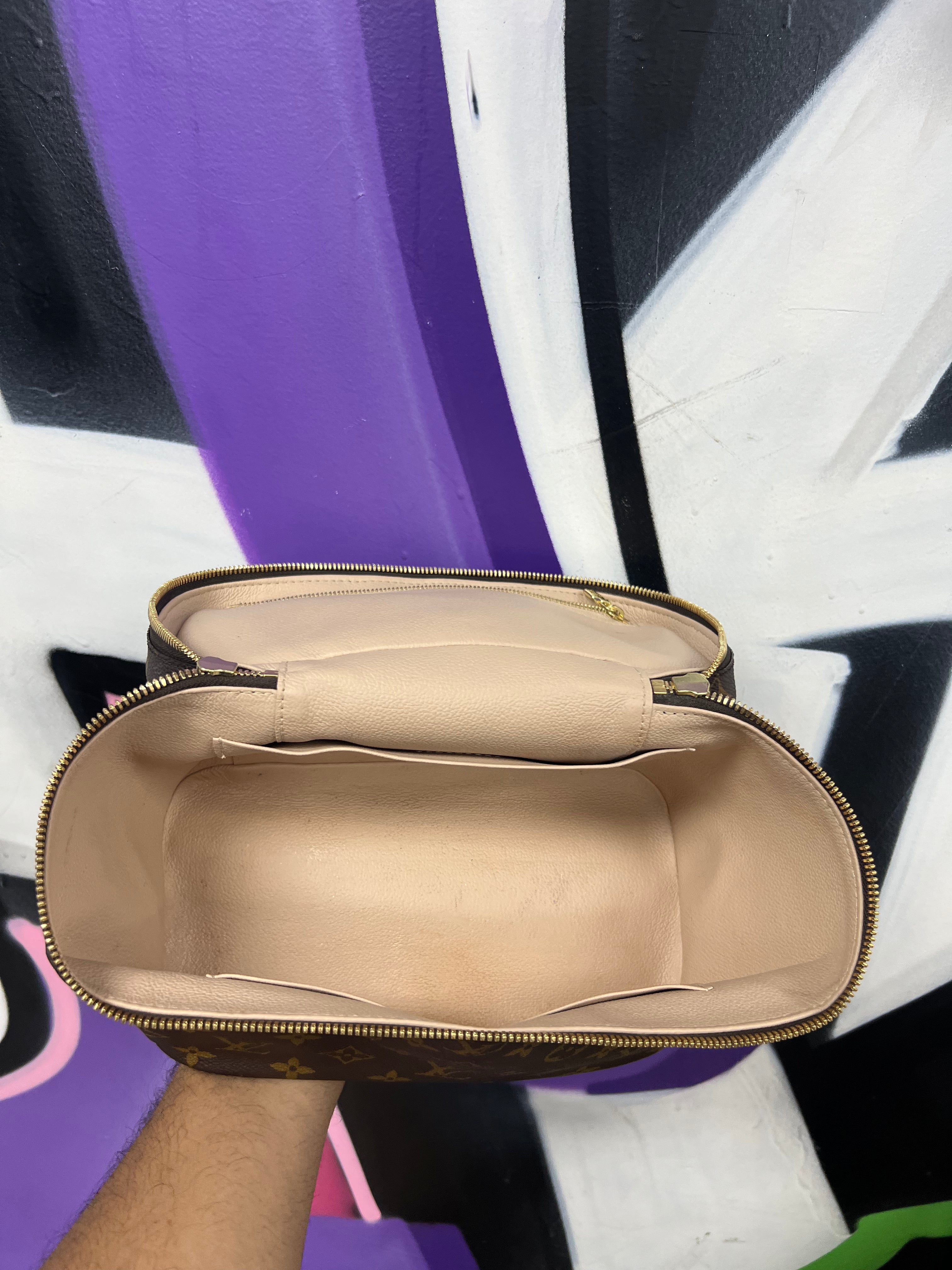 Louis Vuitton Brown Monogram Vanity Bag