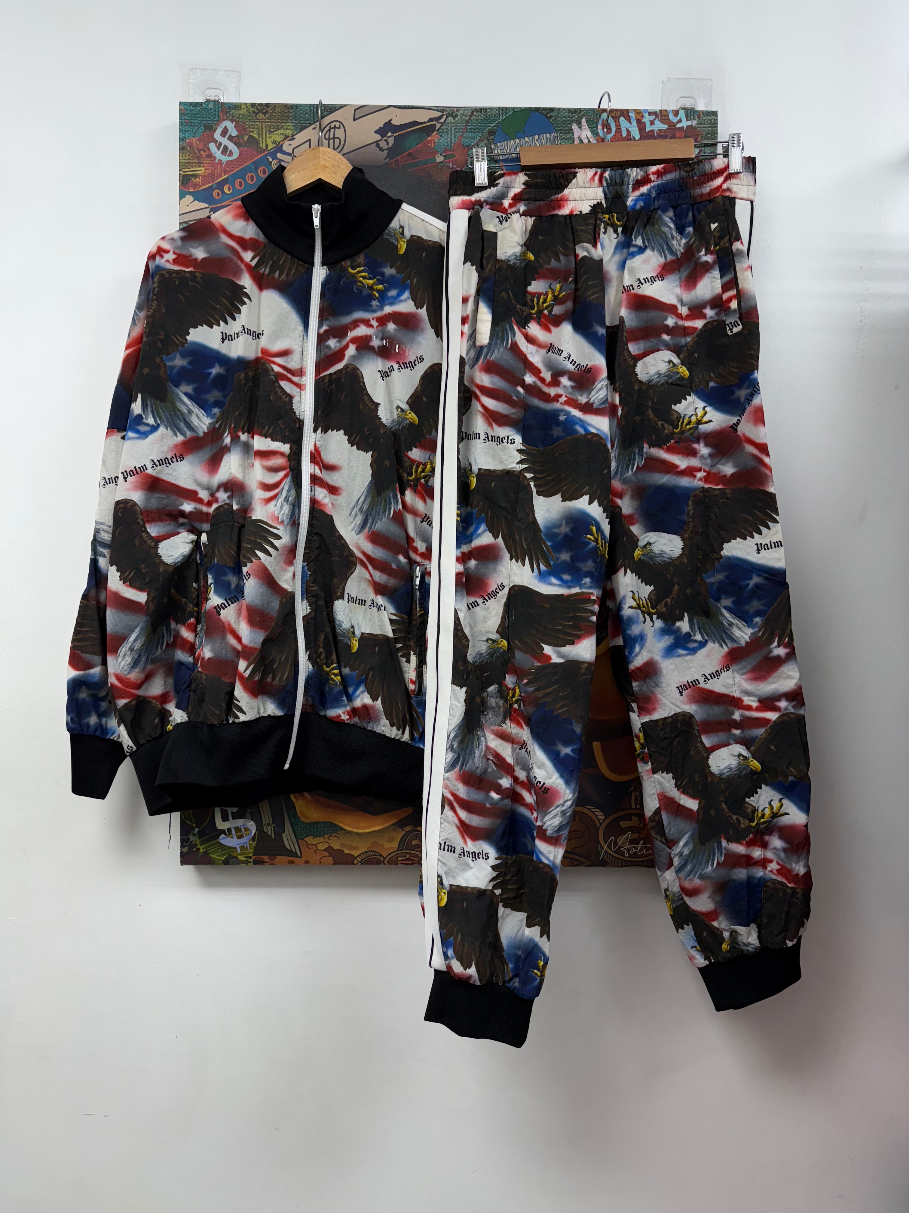 Palm Angels American Flag Eagle (Flawed) Track Suit