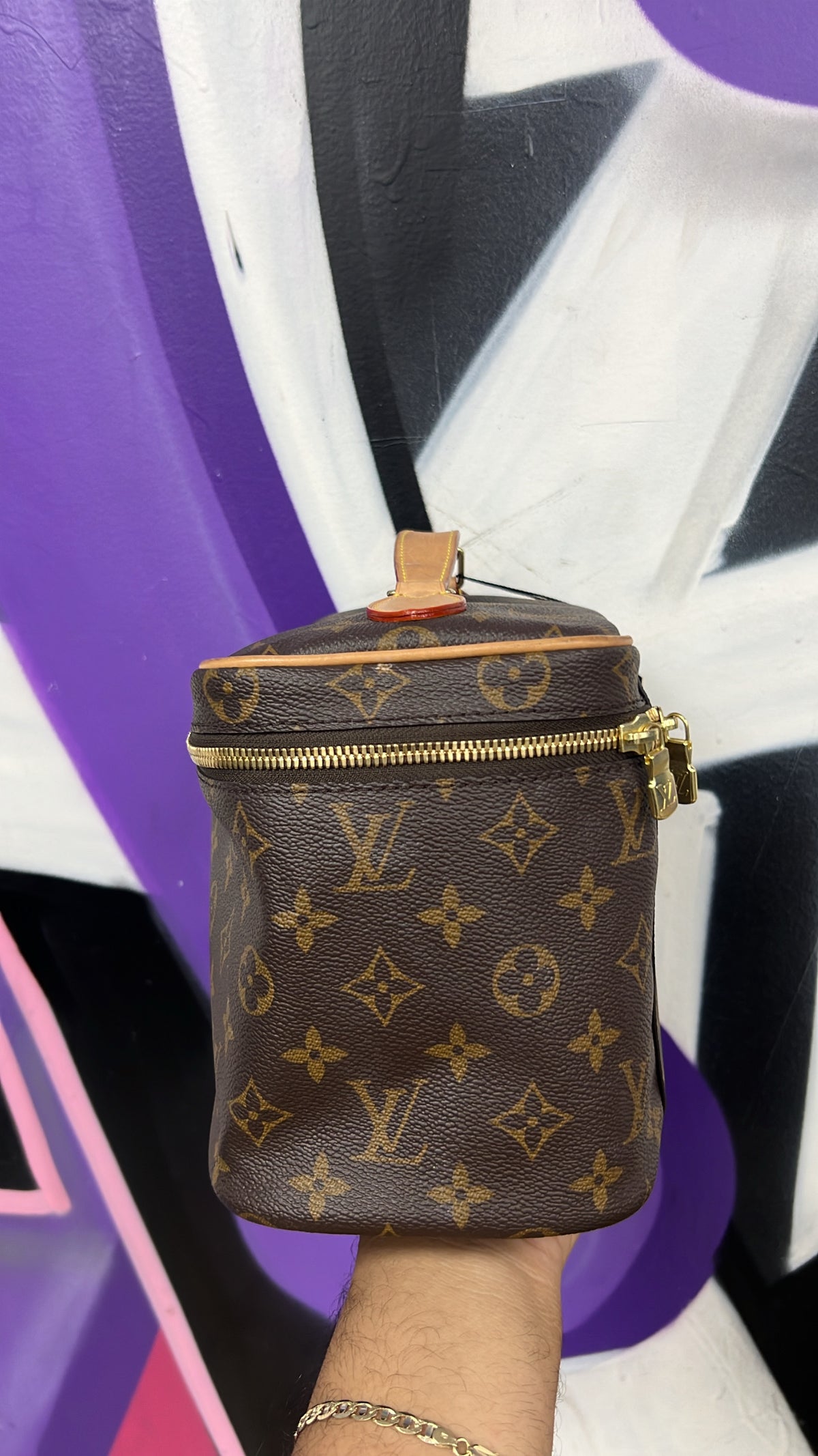 Louis Vuitton Brown Monogram Vanity Bag