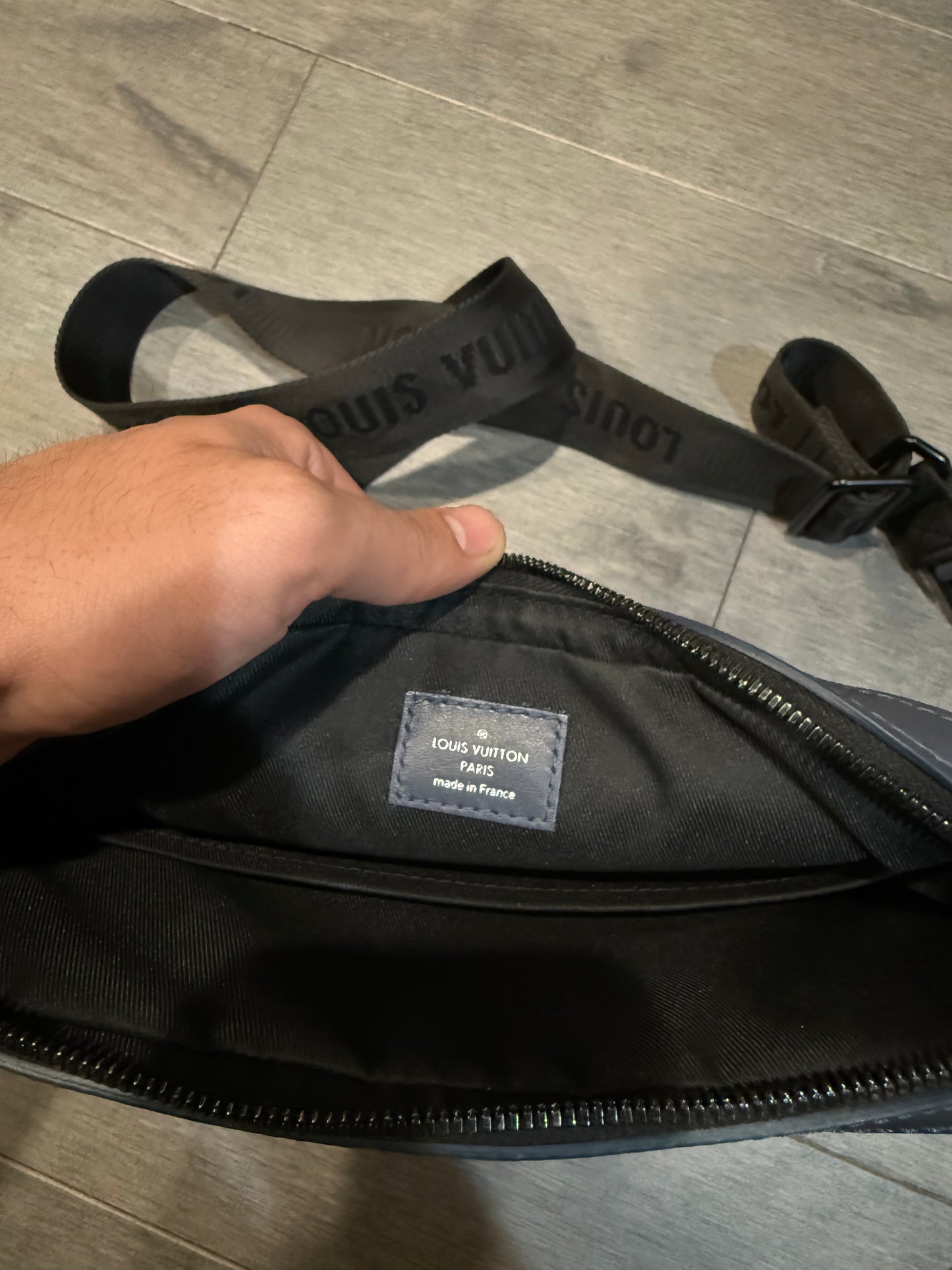 LV Blue Monogram Shoulder Bag Used OS N/A