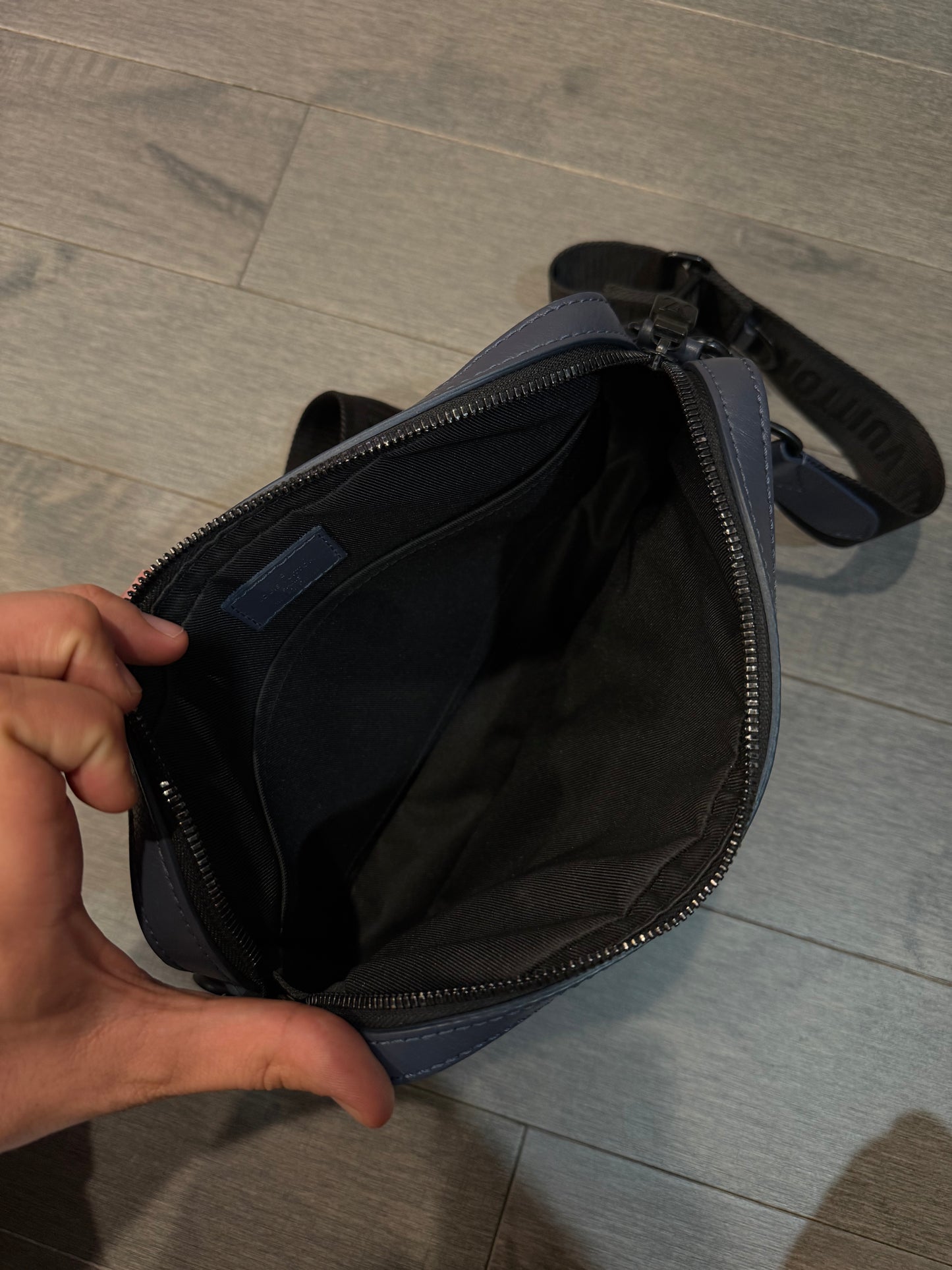 LV Blue Monogram Shoulder Bag Used OS N/A