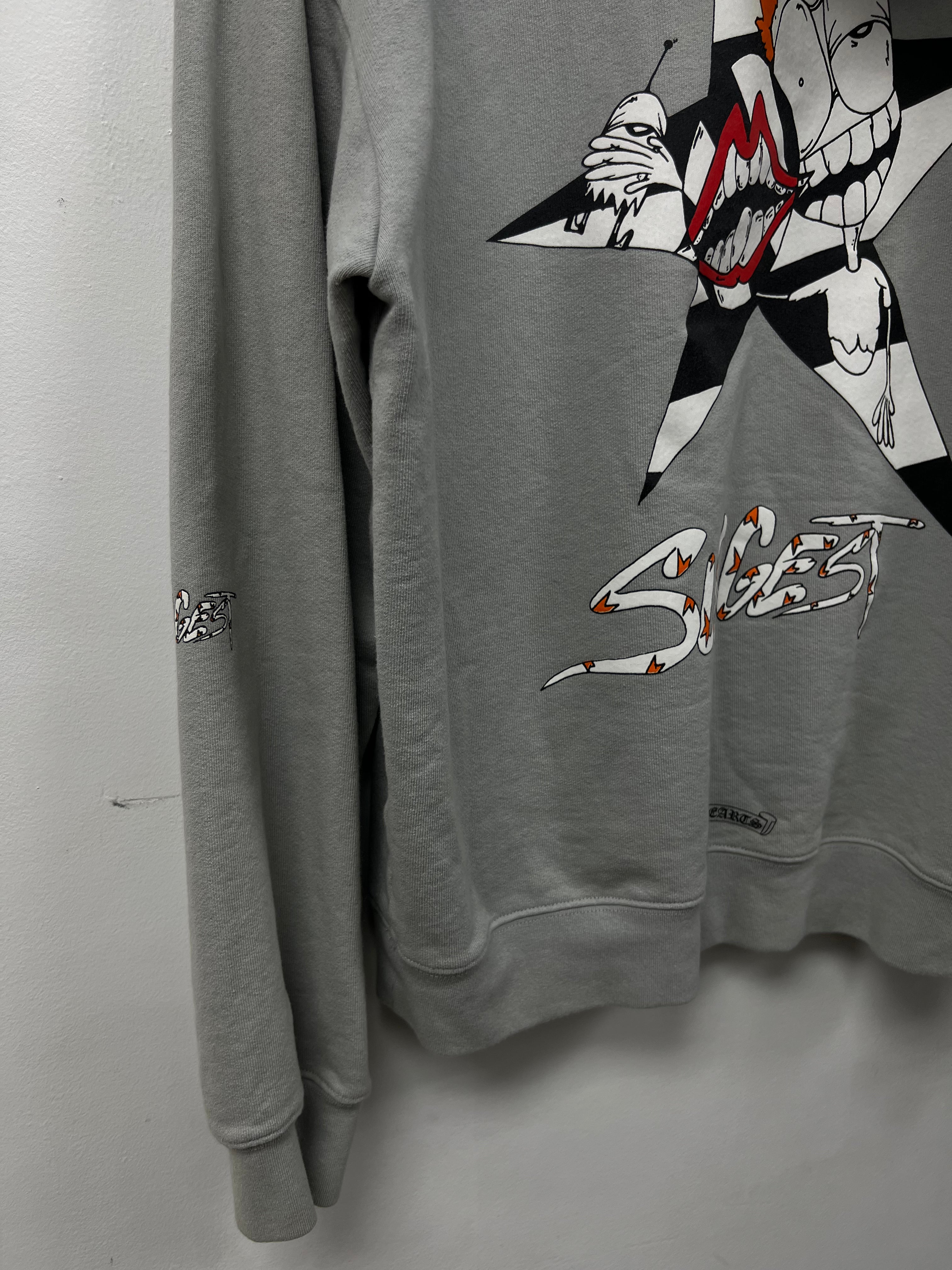 Chrome Hearts Matty Boy Grey Suggest Hoodie