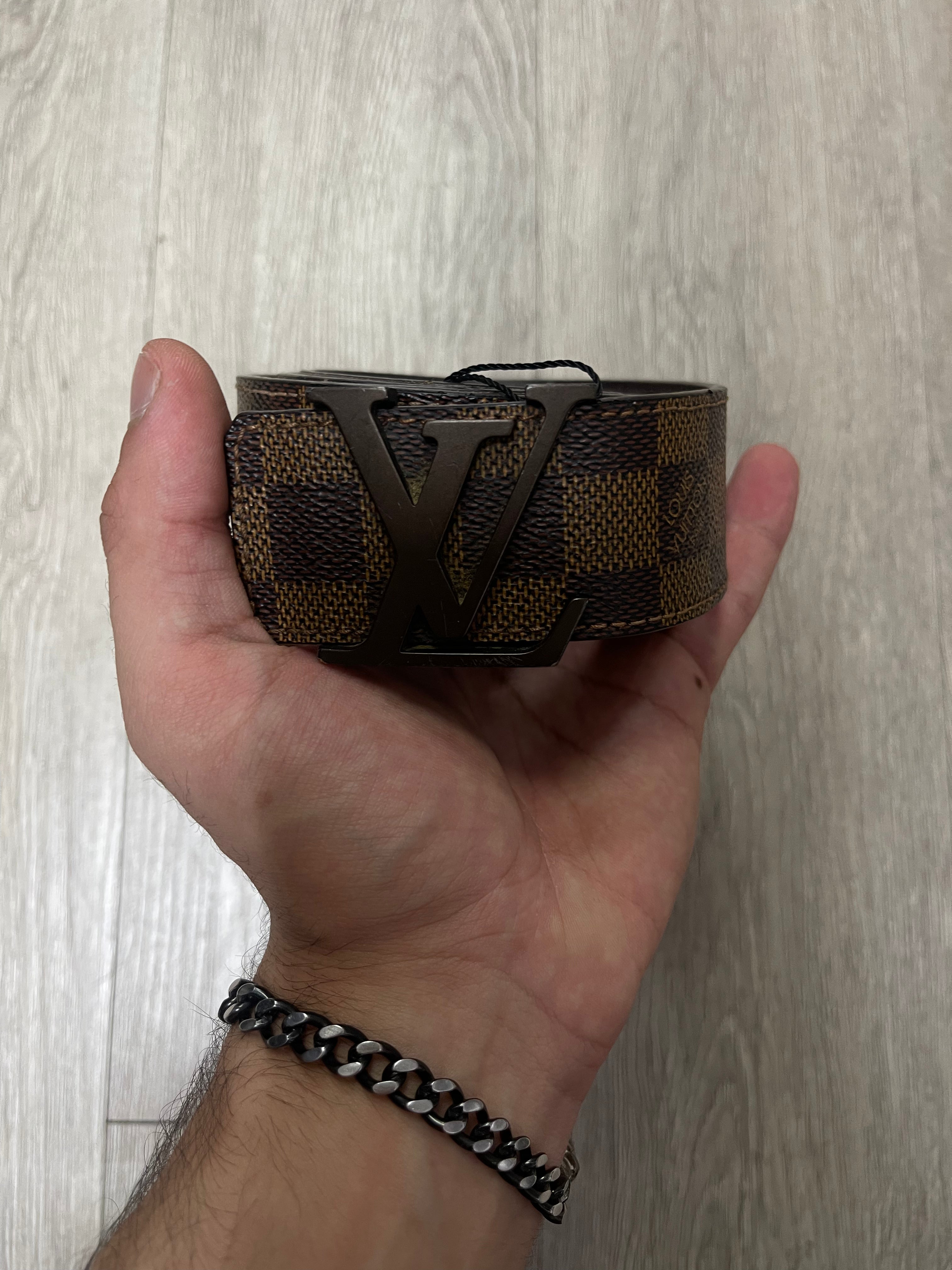 Louis Vuitton Brown Damier (Punched Holes) Belt