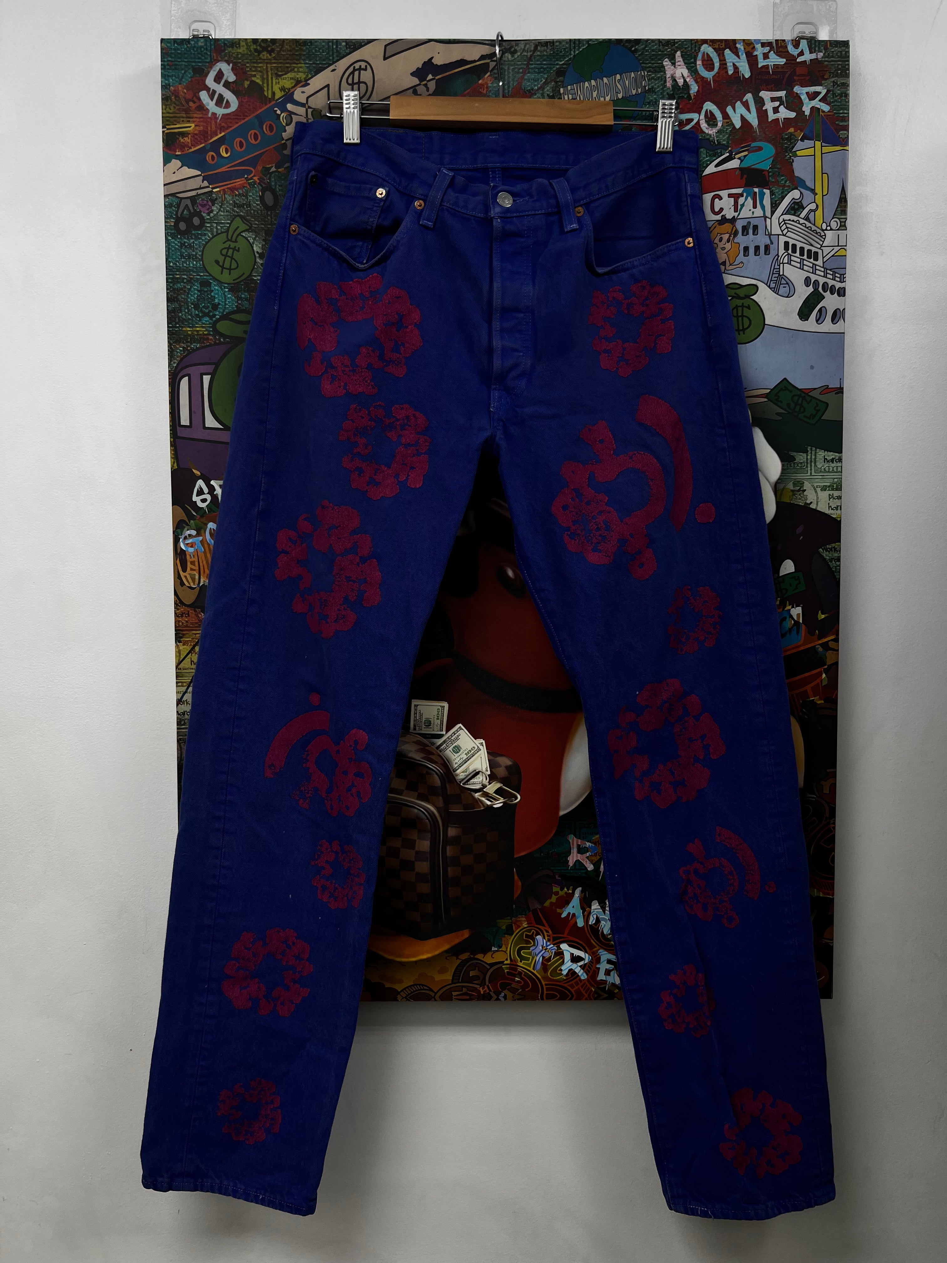 Denim Tears BSTROY Purple Pink Jeans