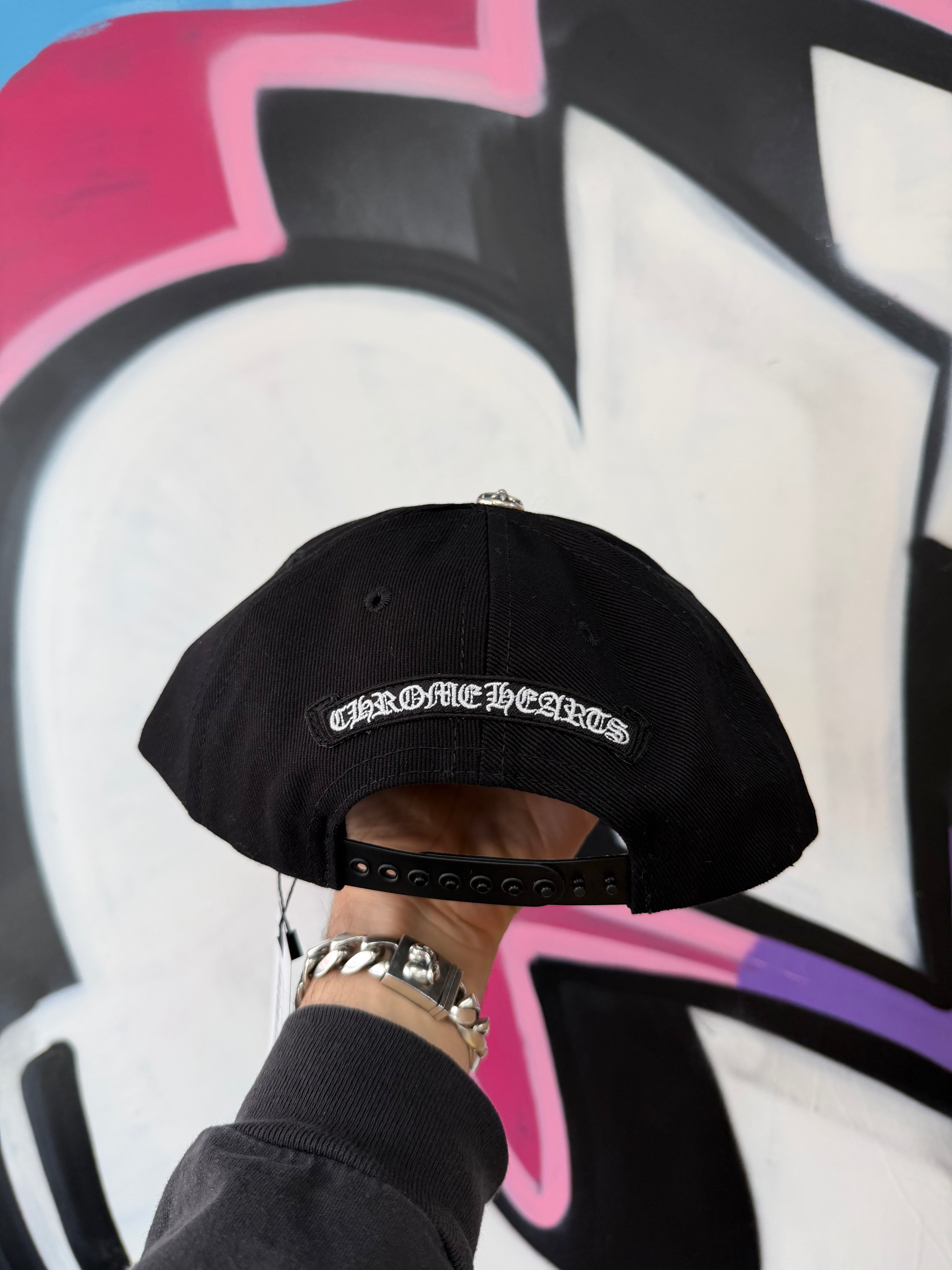 Chrome Hearts Horseshoe Denim Baseball Hat Hat