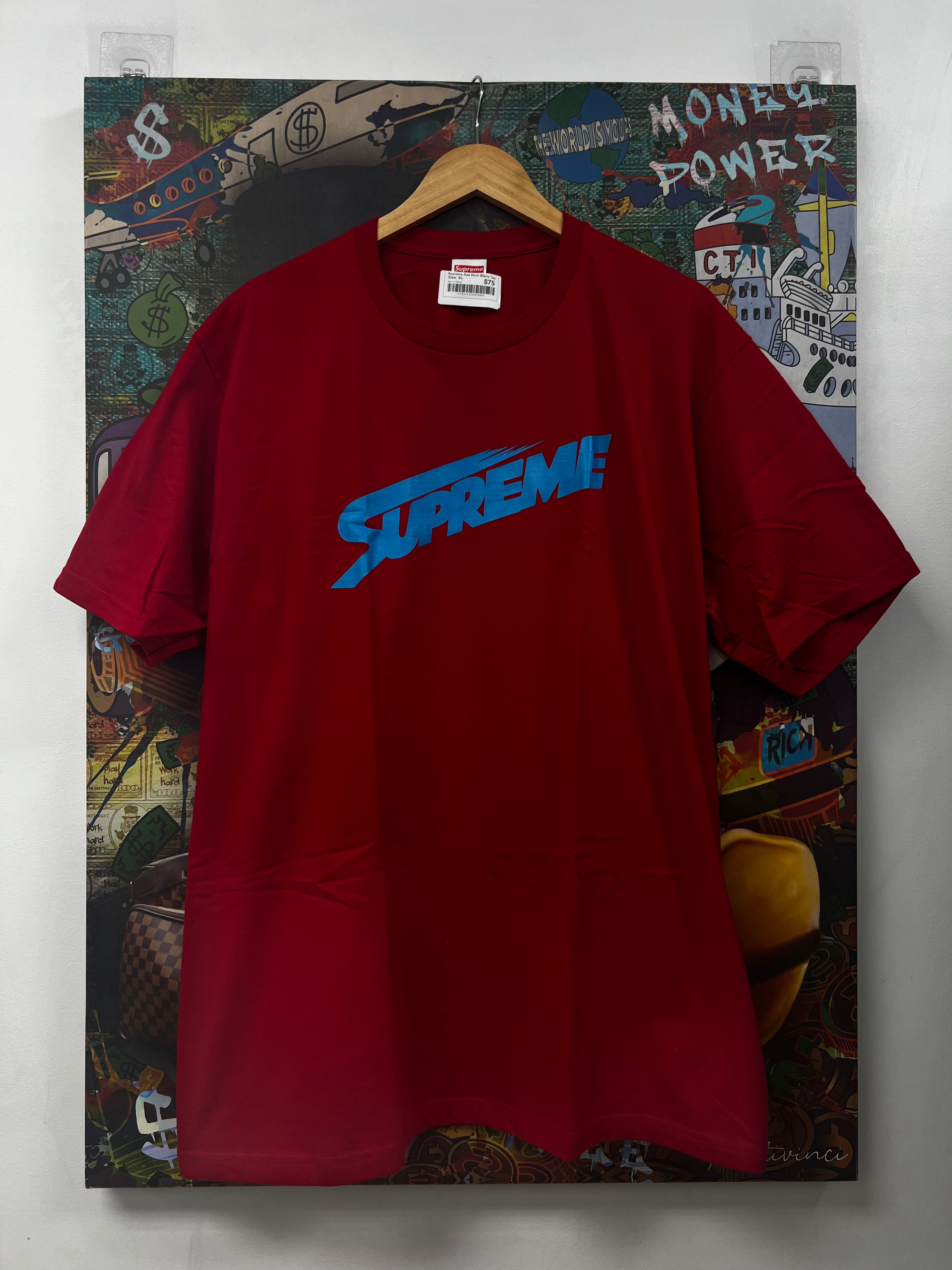 Supreme Red Mont Blanc Tee