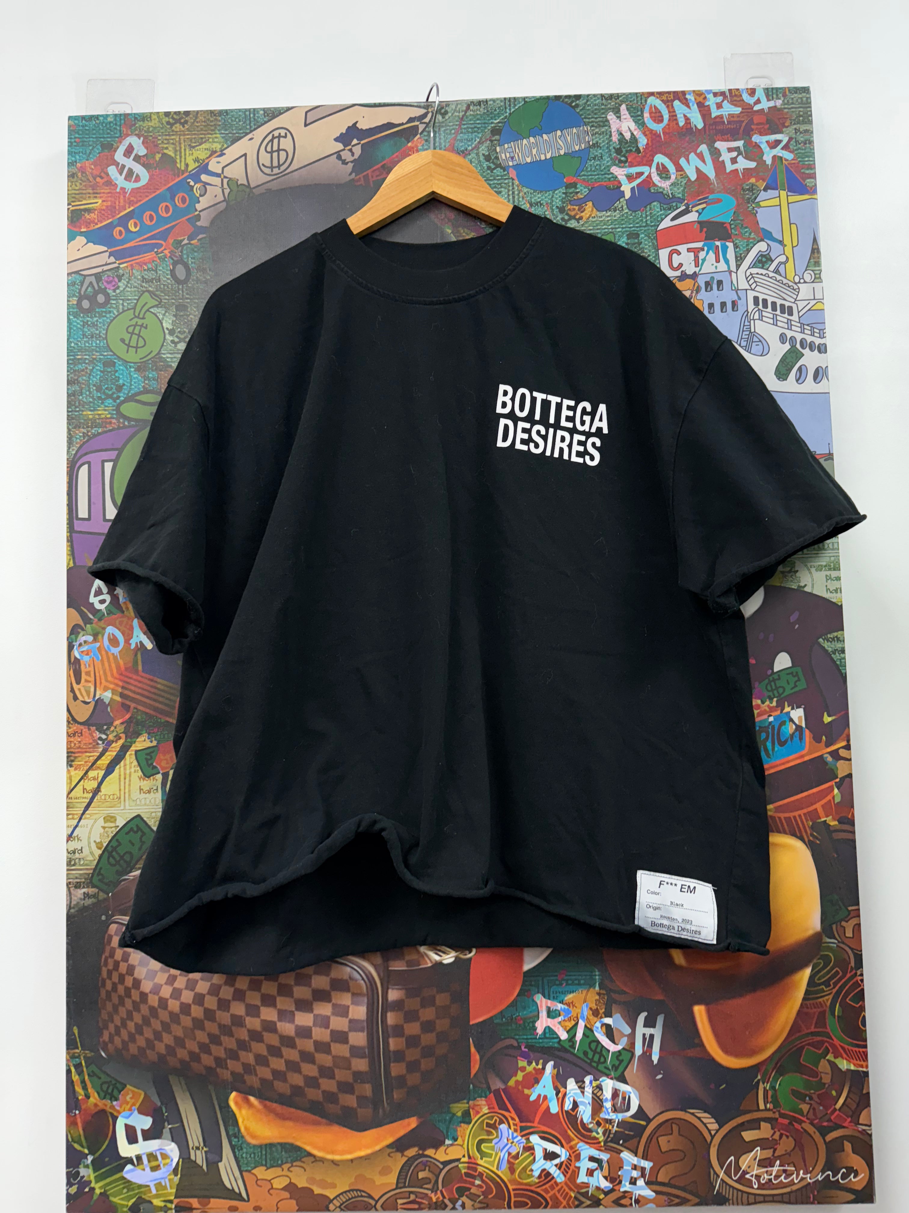 Bottega Desires Black FUCK EM Tee