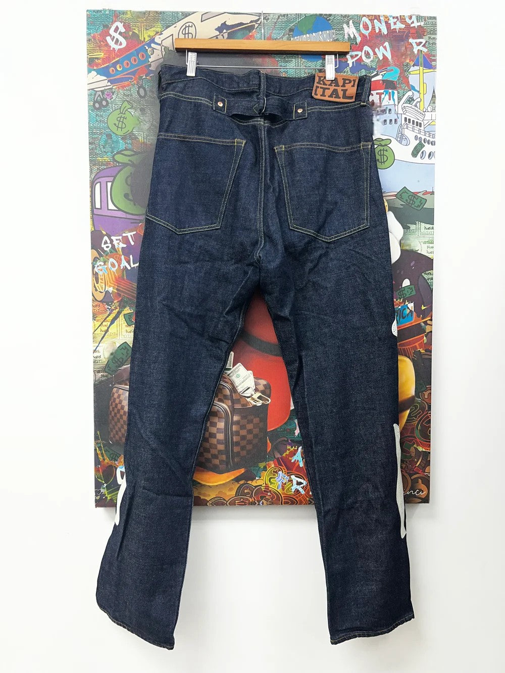 Kapital Selvedge Bone Navy Jeans