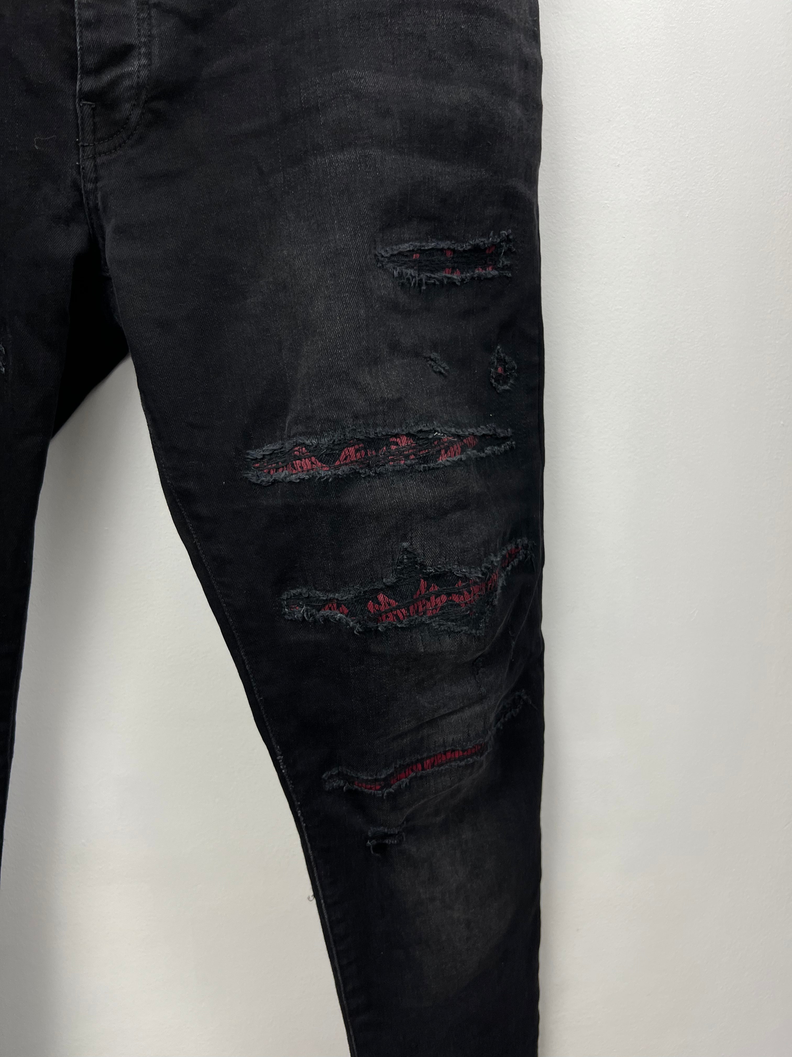 Amiri Black Wash MA Quad Thrasher Jeans
