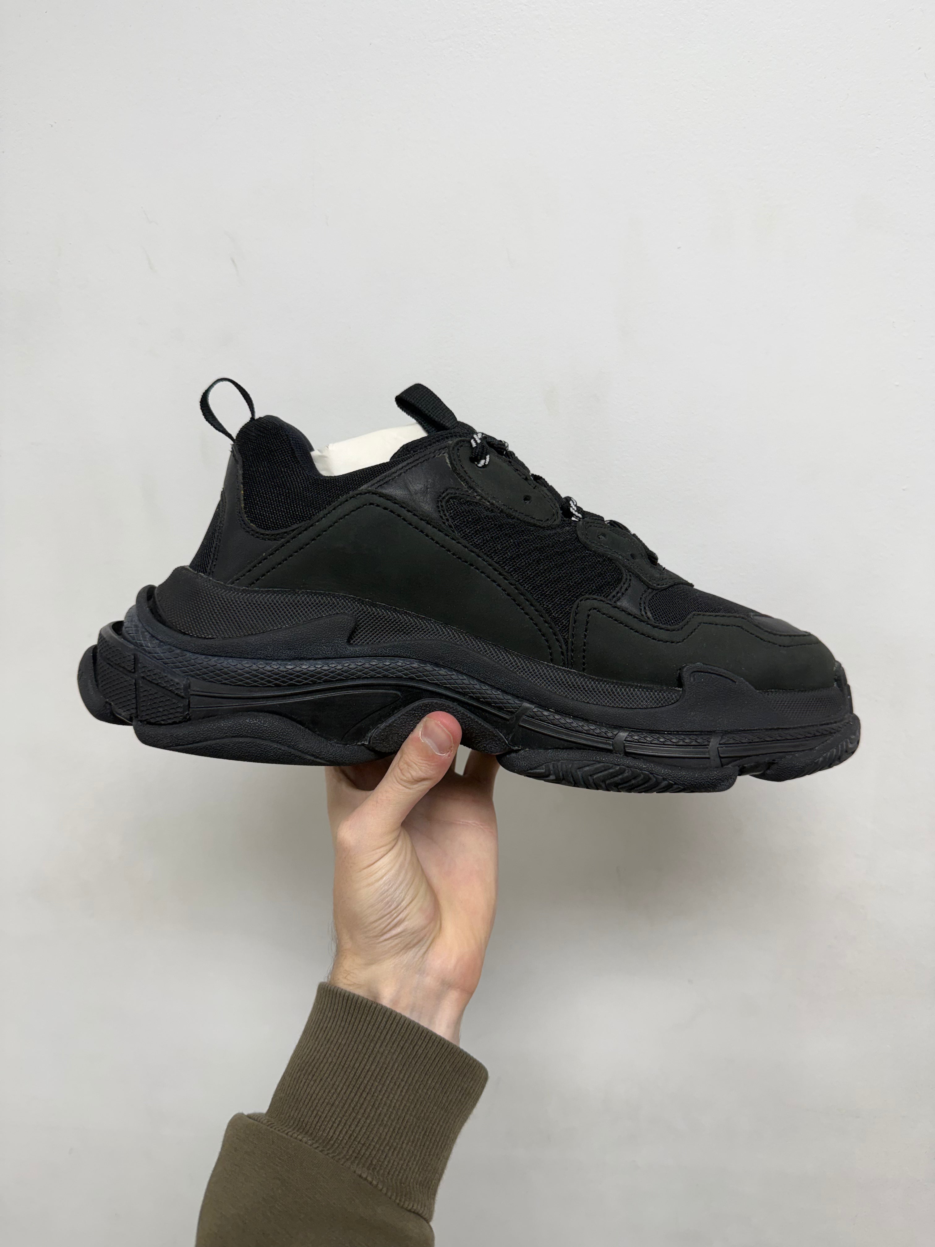 Balenciaga Black Triple S Sneakers