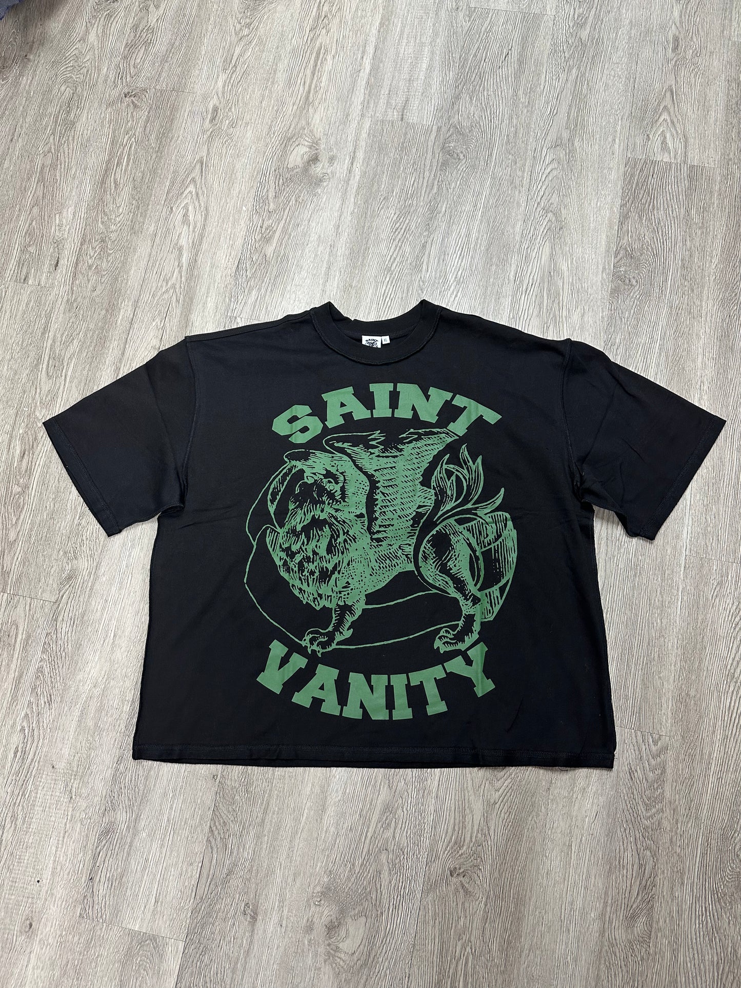 Saint Vanity Griffin Tee Black Green