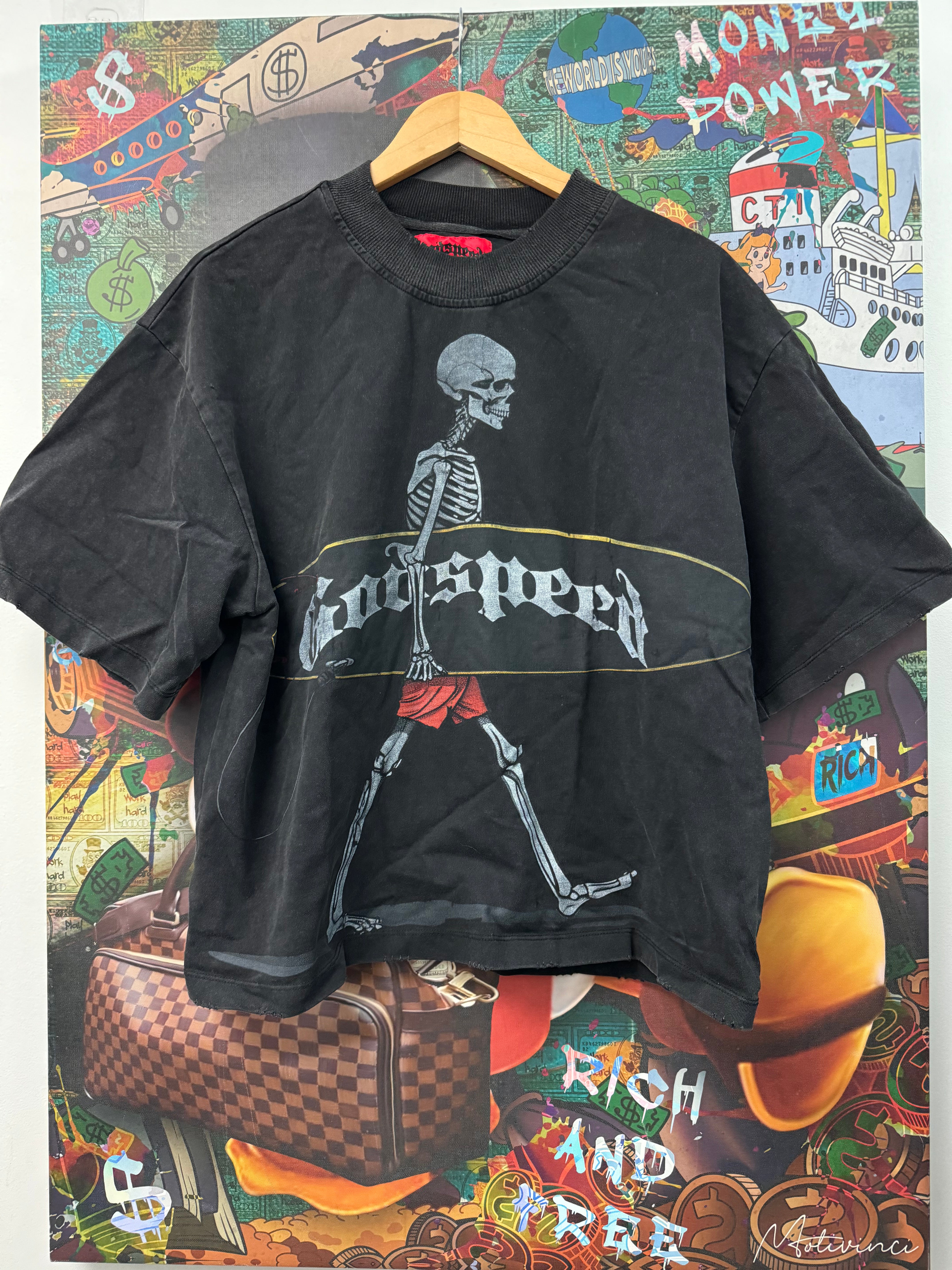 Godspeed Black Wash Surf Tee