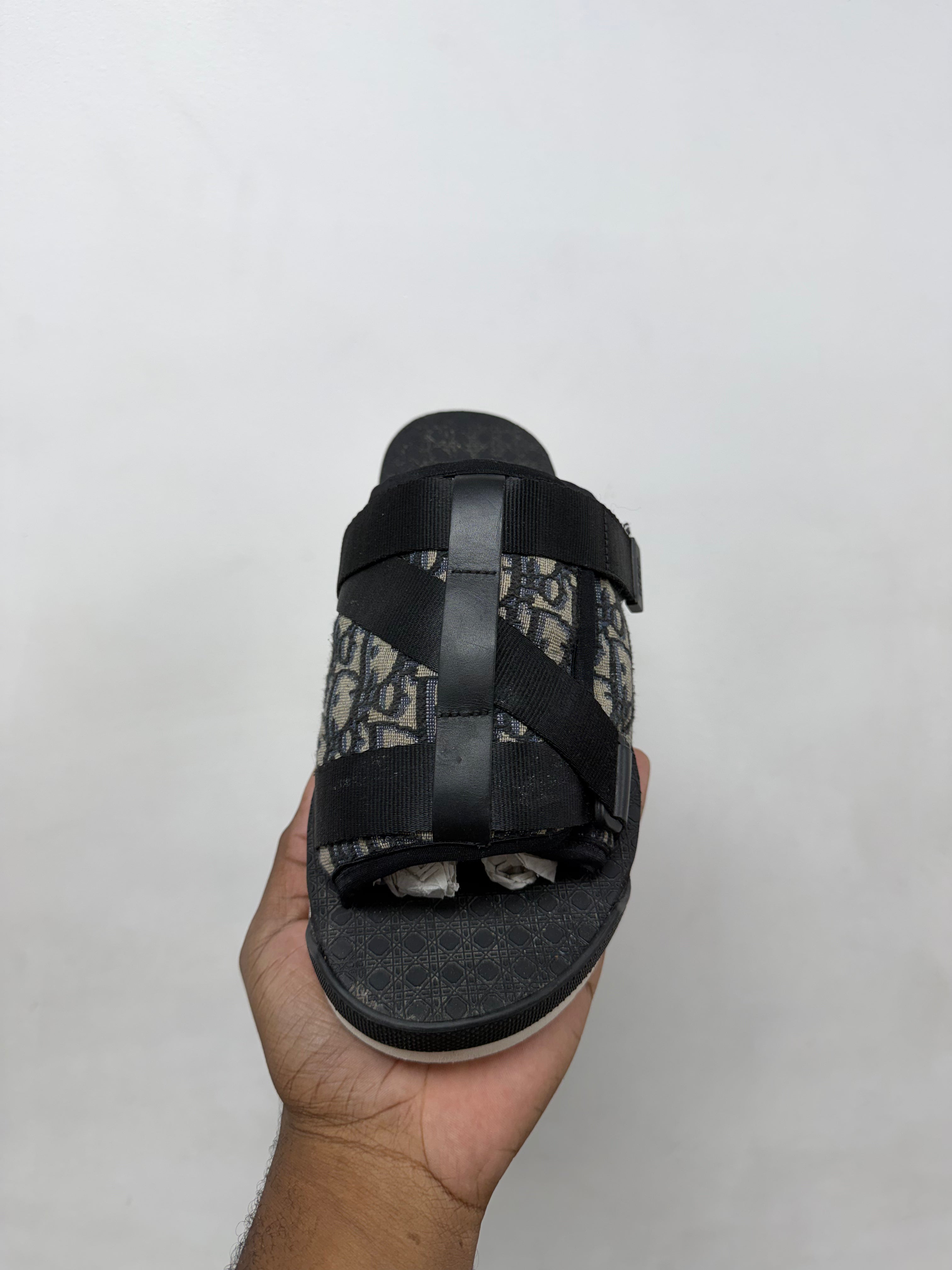Dior Black Alpha Slides