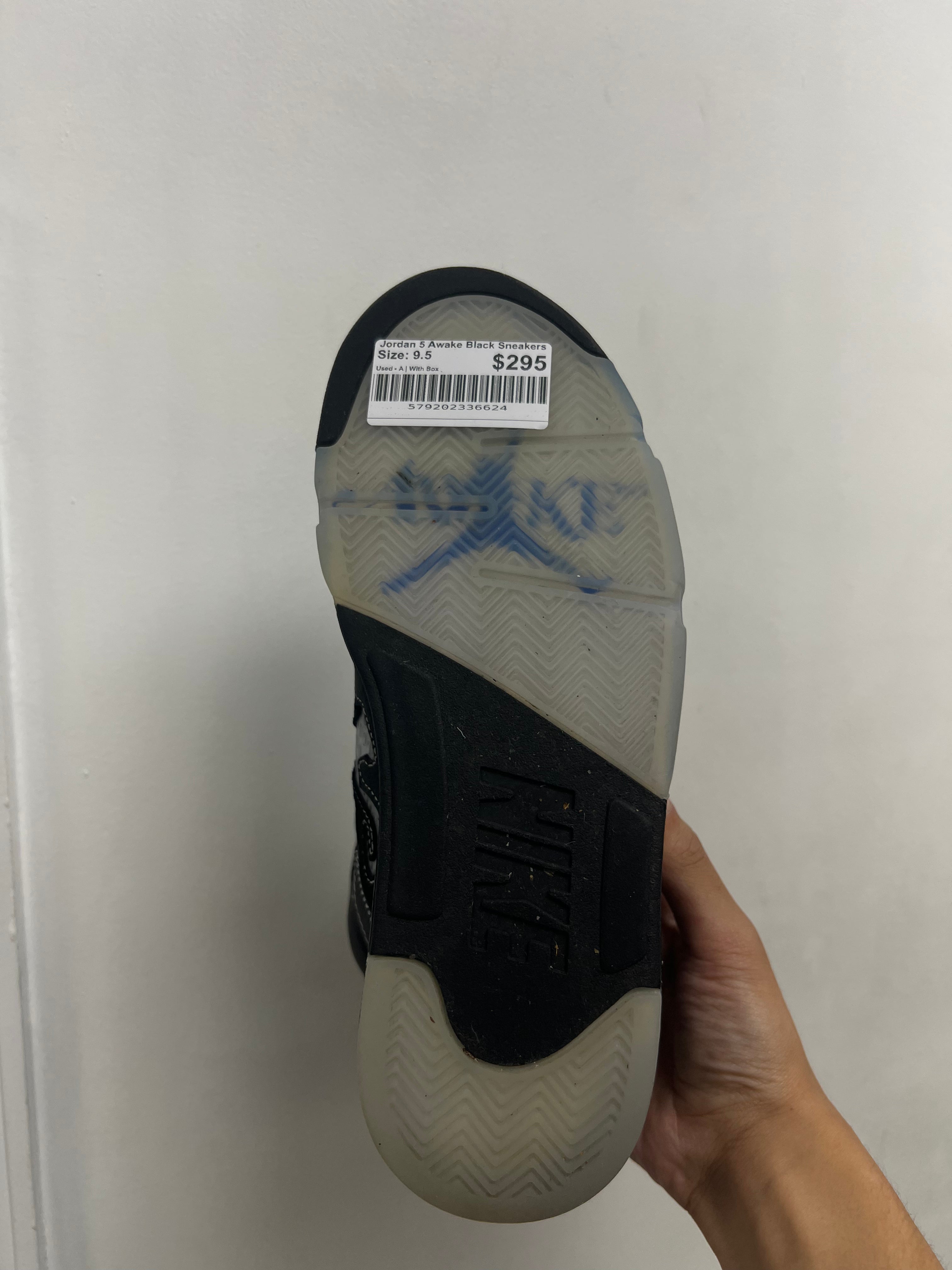Jordan 5 Awake Black Sneakers