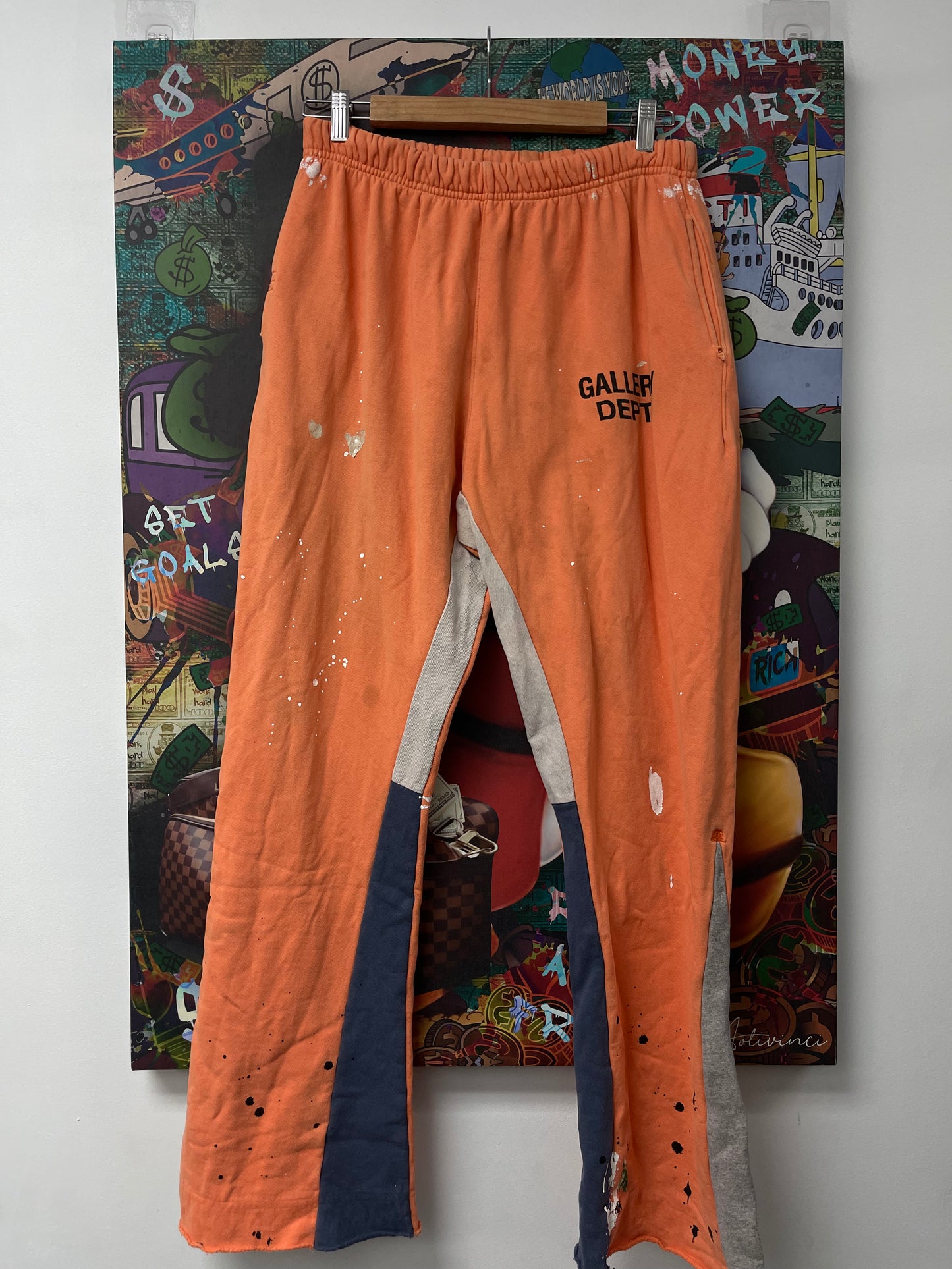 Gallery Dept Flare Sweats Orange Used