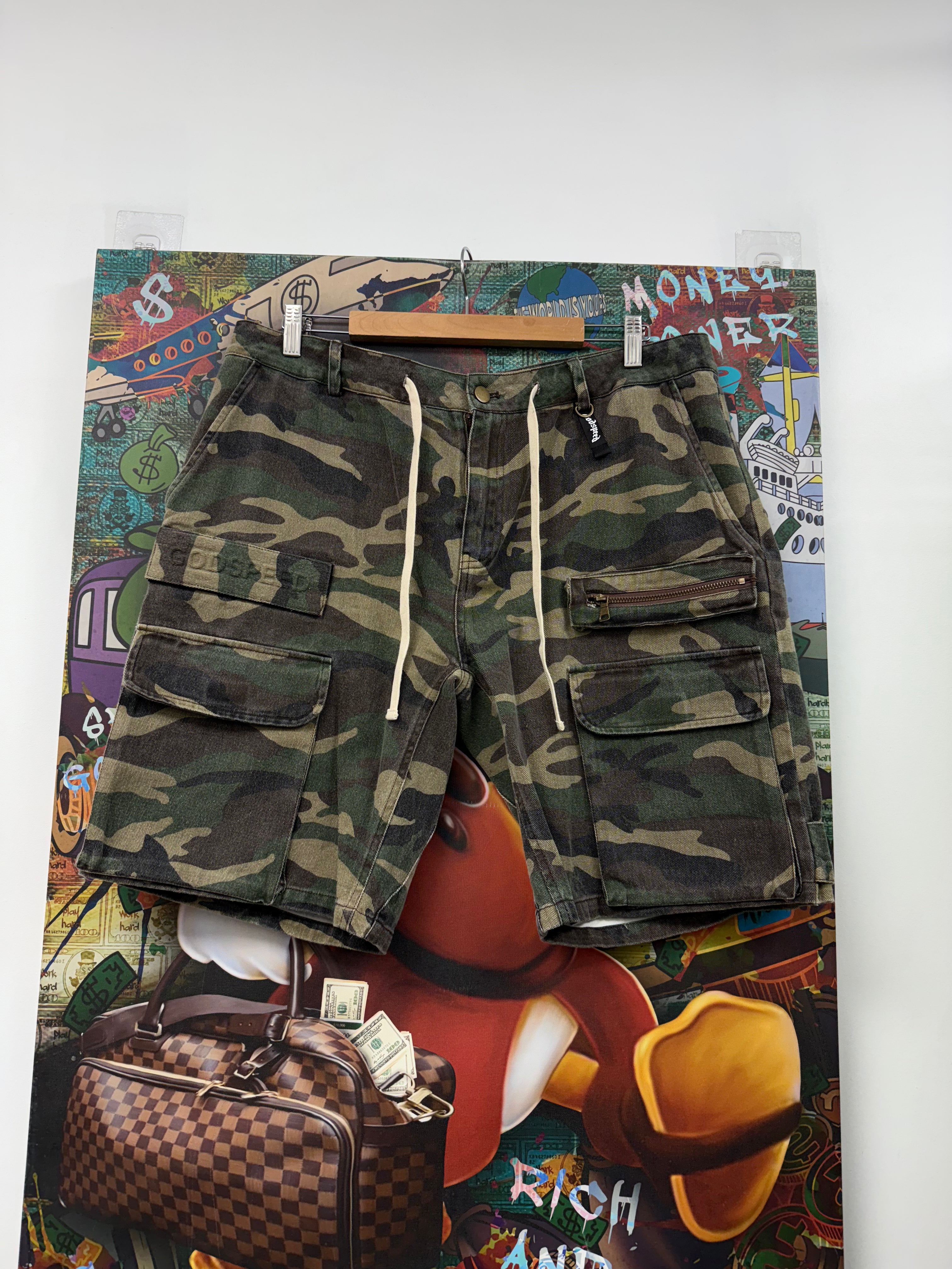 Godspeed Camo Cargo Shorts
