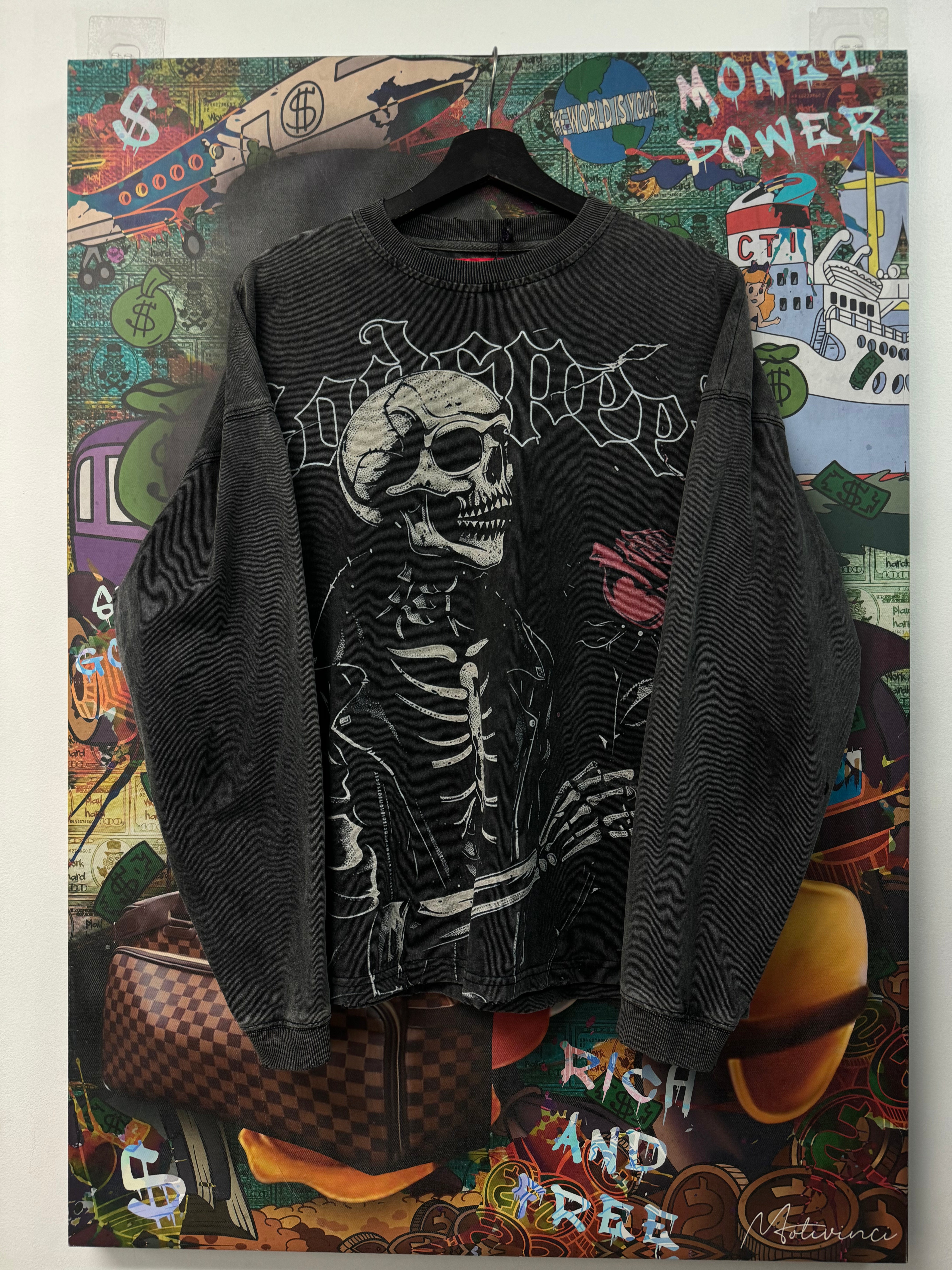 Godspeed Grey Rose LS Tee