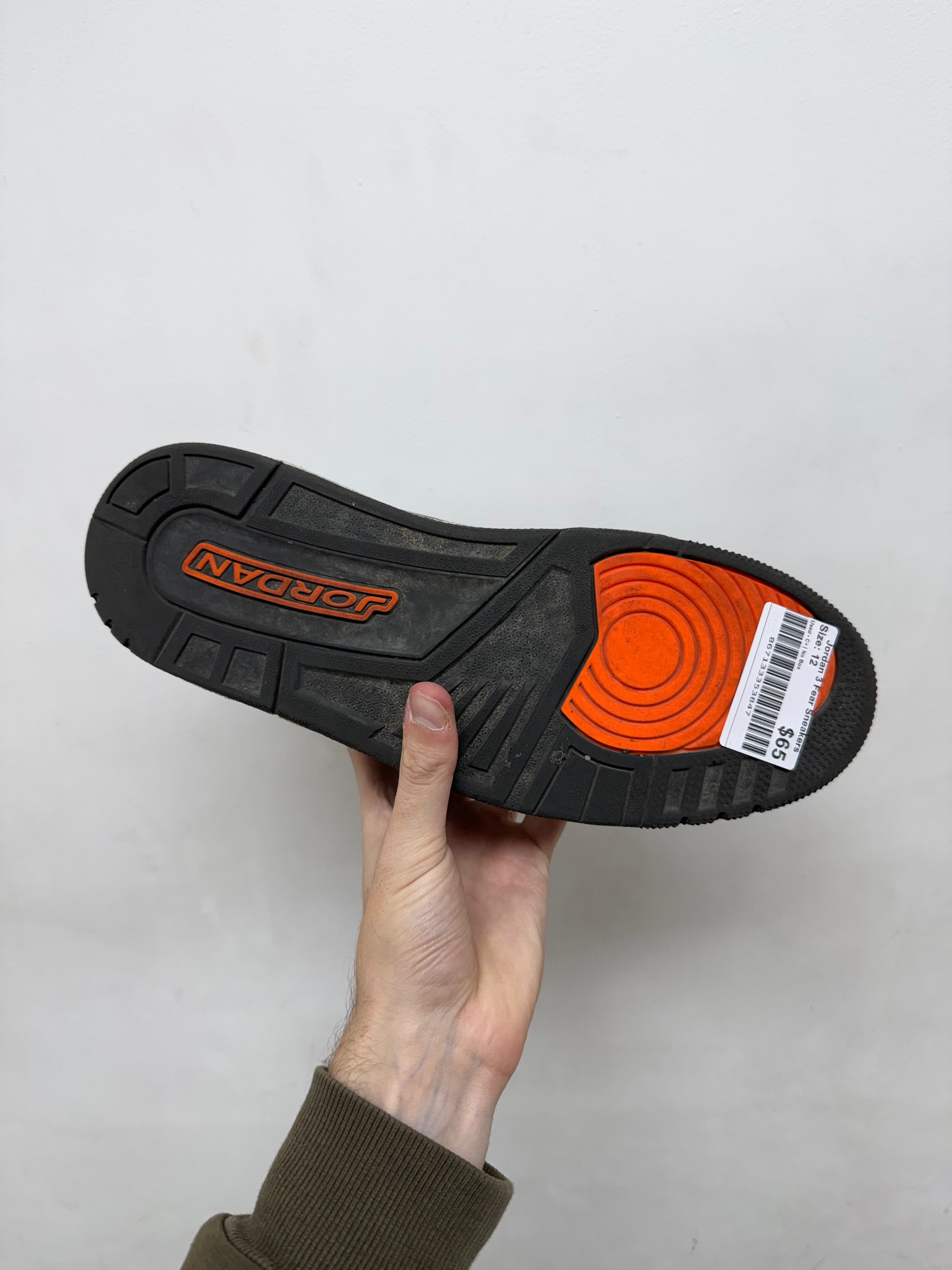Jordan 3 Fear Sneakers