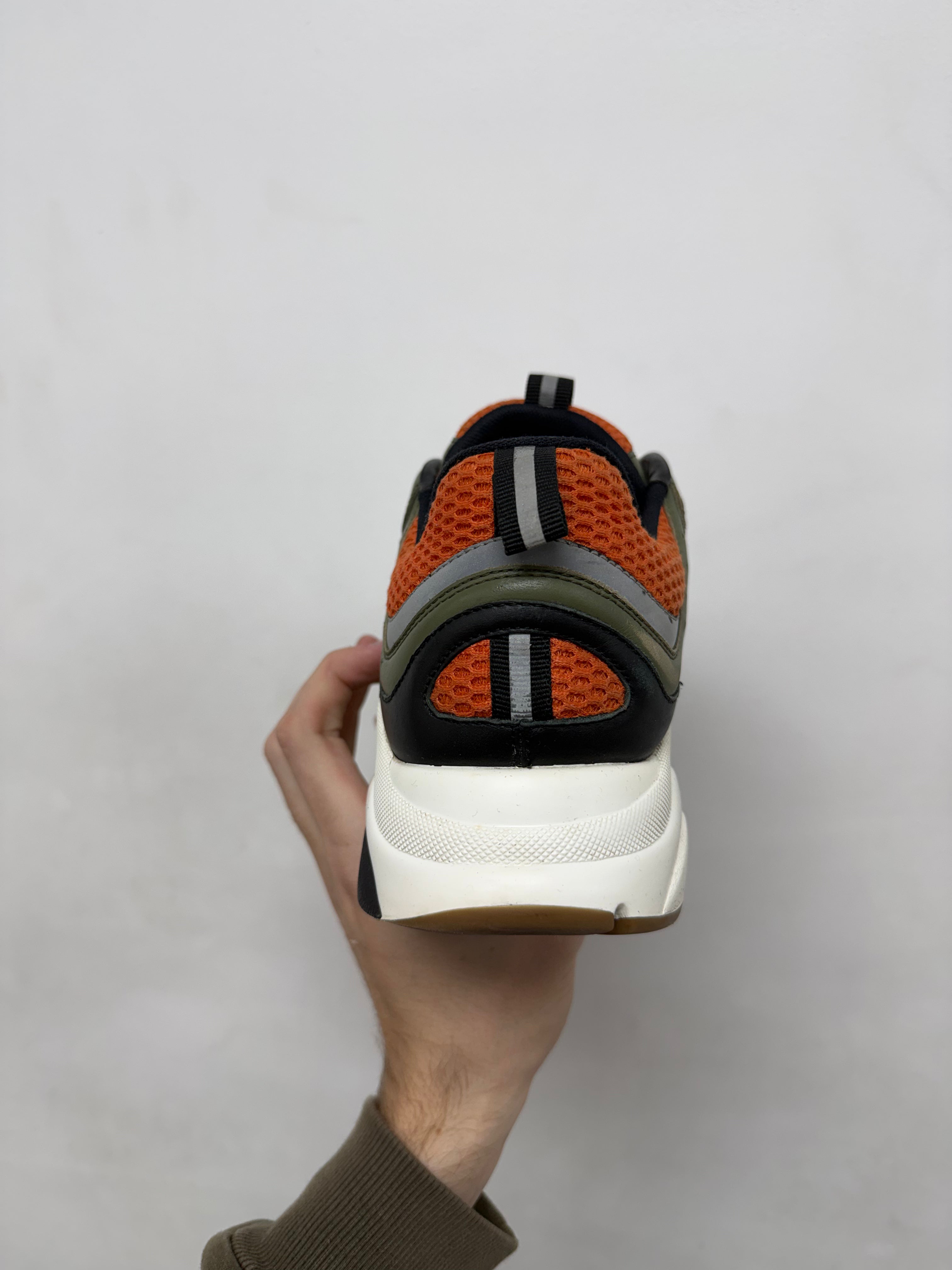Dior B22 Olive Orange Sneakers