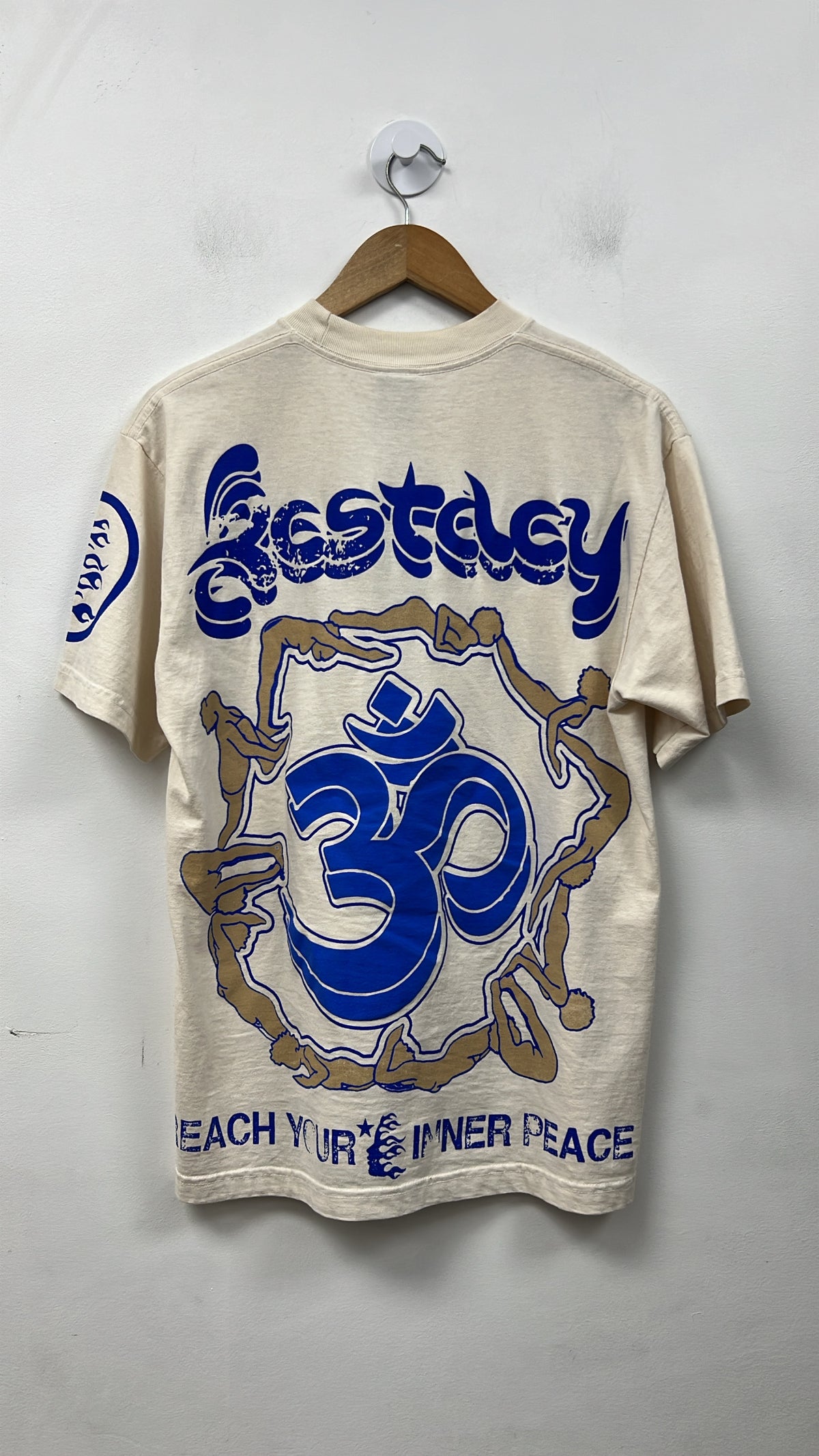 Hellstar Blue Cream Yoga Tee