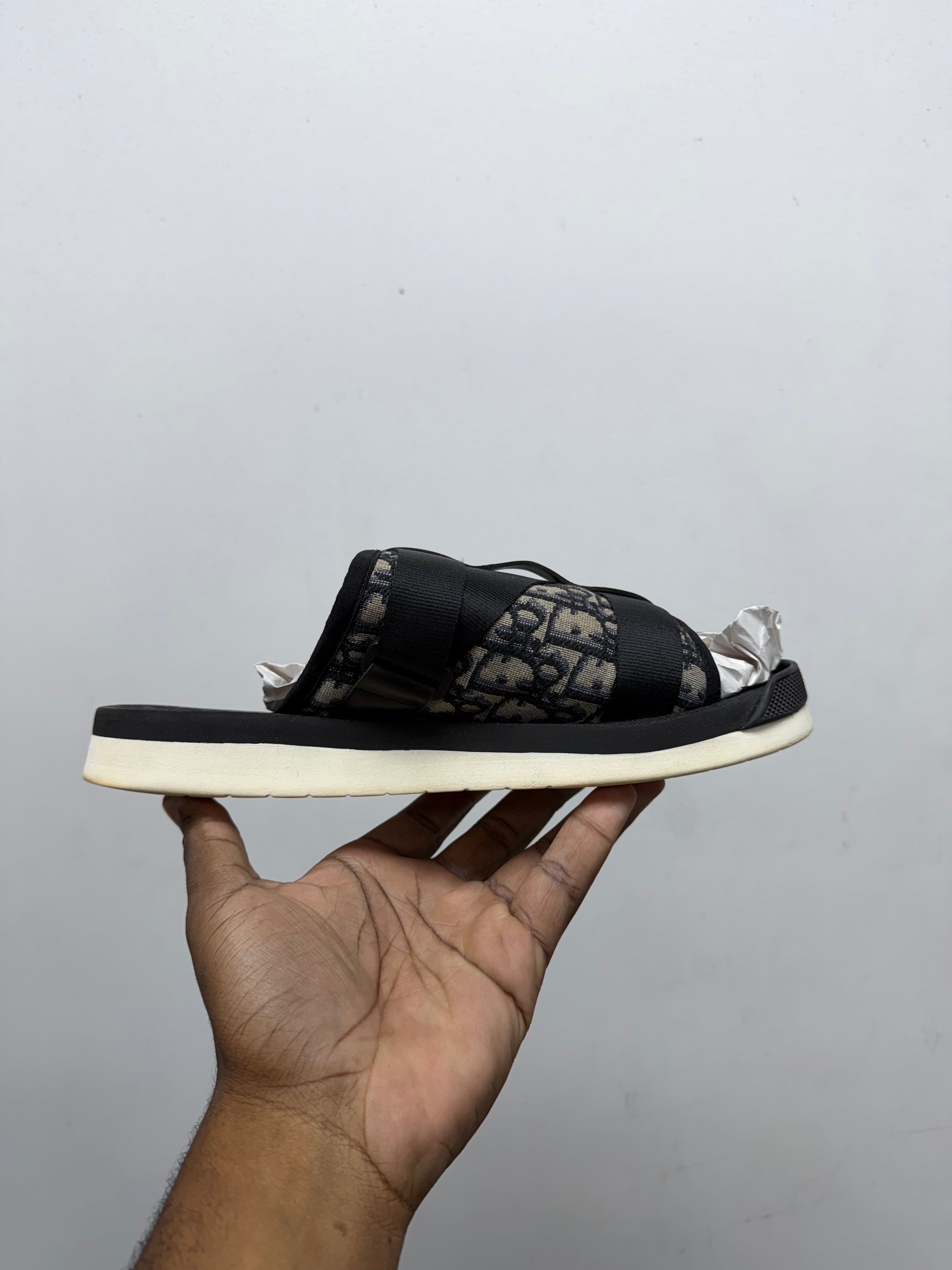 Dior Black Alpha Slides